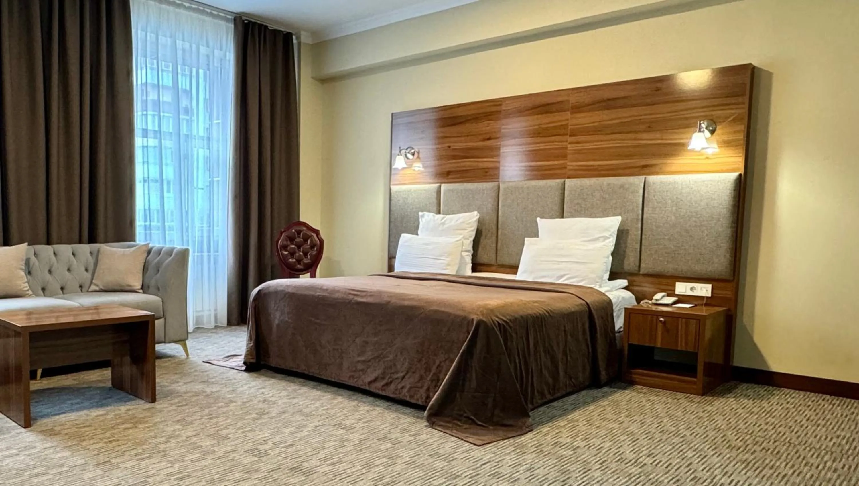 Bed in Grand Hotel Eurasia