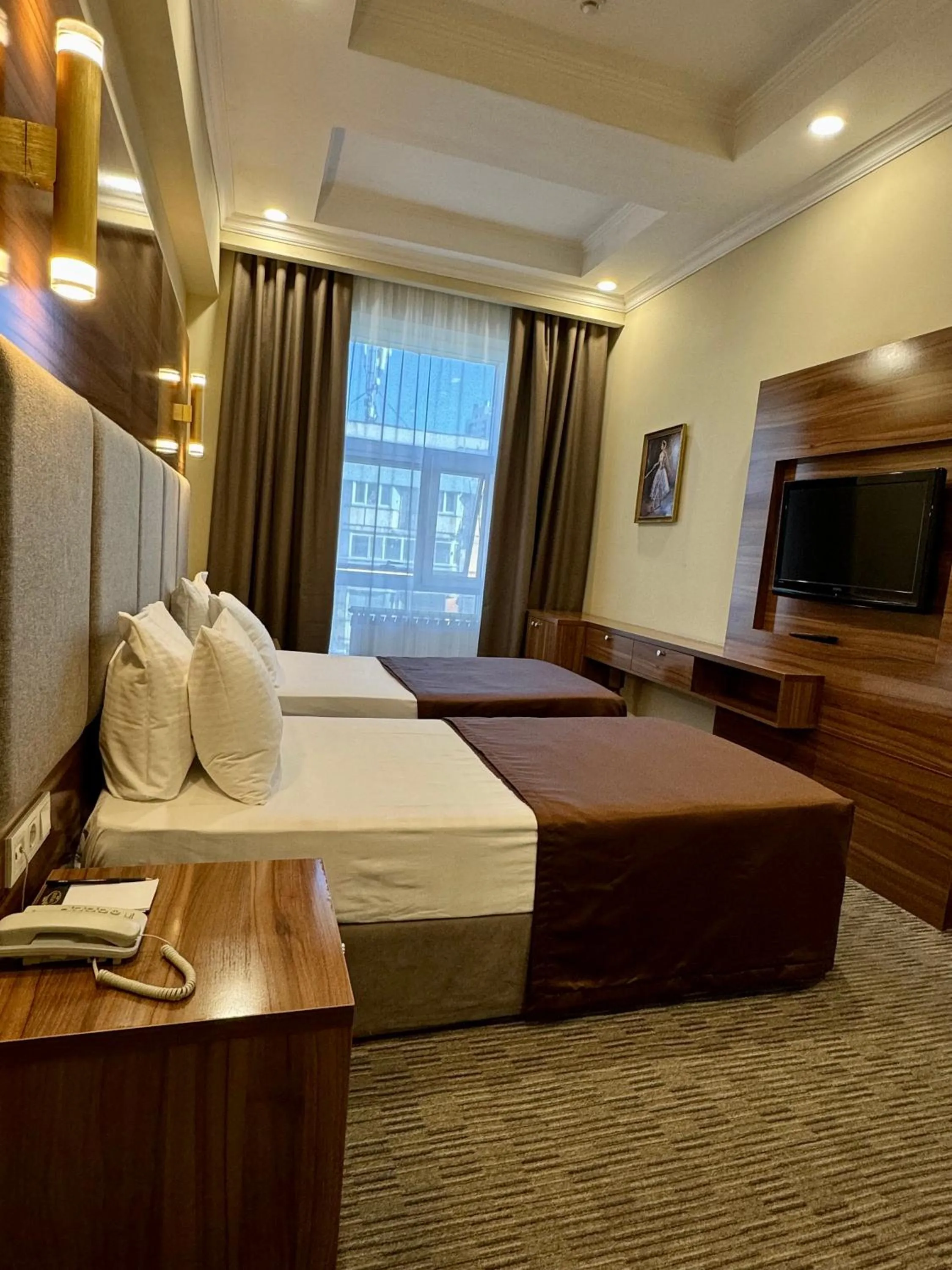 Bed in Grand Hotel Eurasia