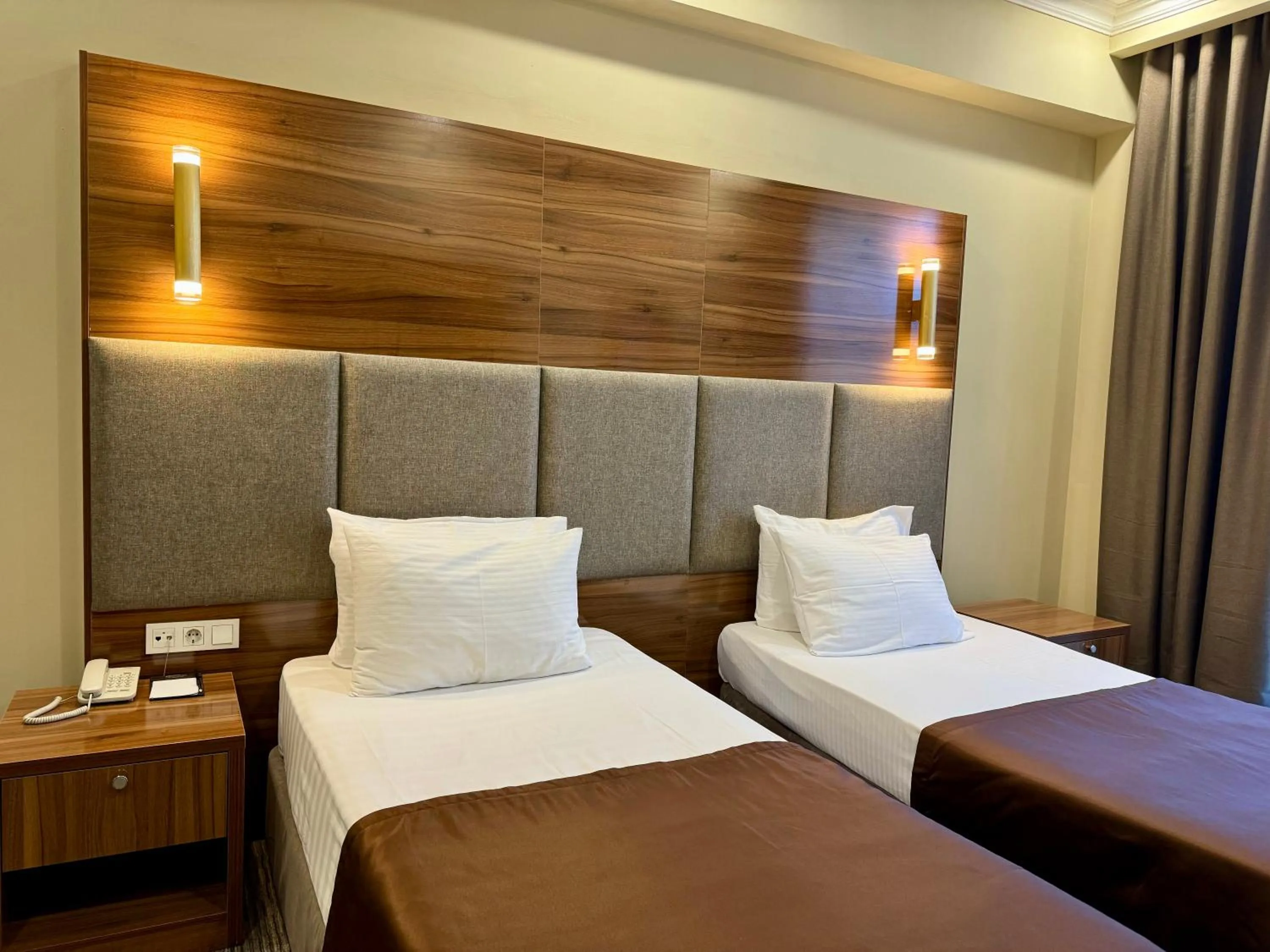 Bed in Grand Hotel Eurasia