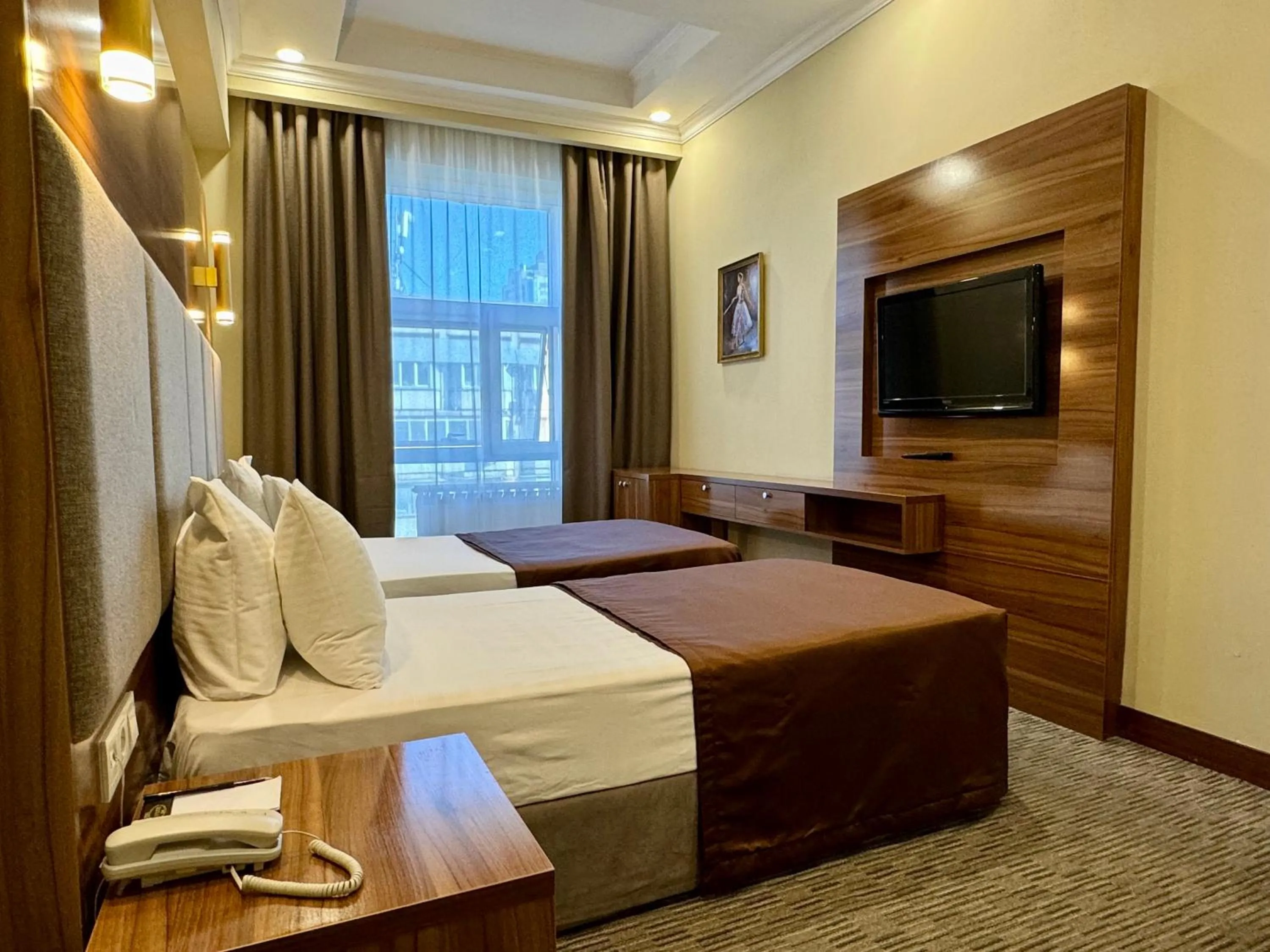 Bed in Grand Hotel Eurasia