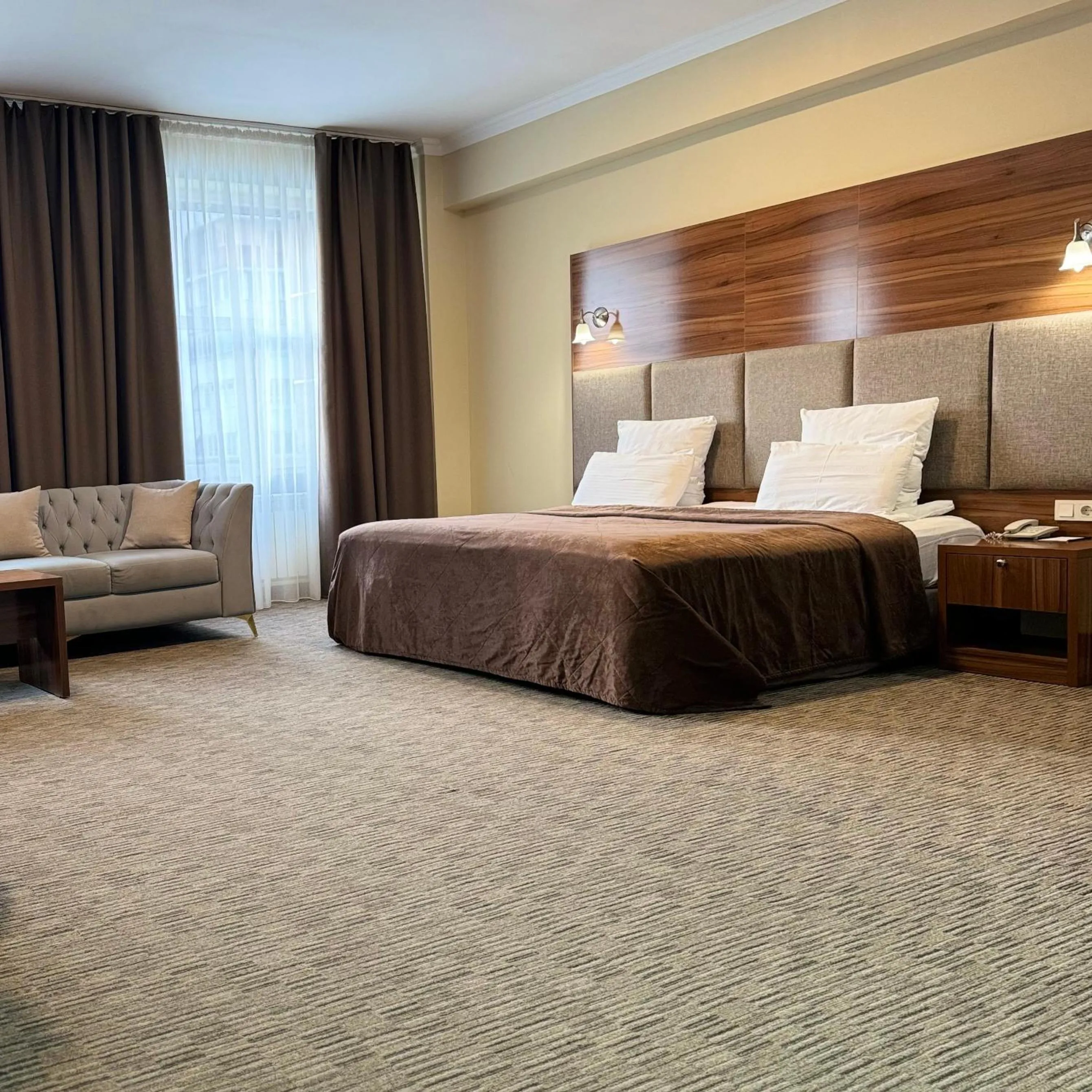 Bed in Grand Hotel Eurasia