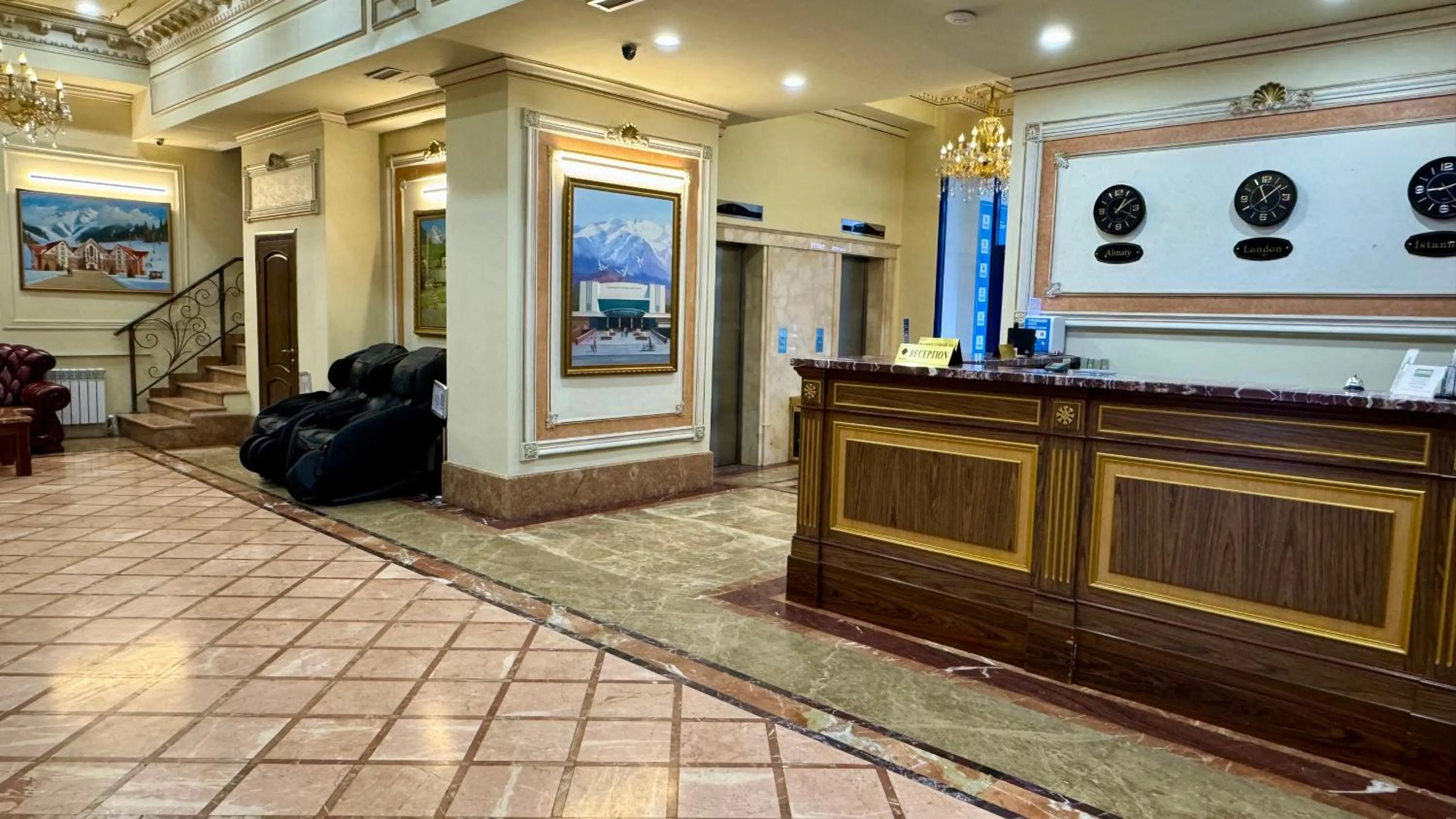 Lobby or reception in Grand Hotel Eurasia