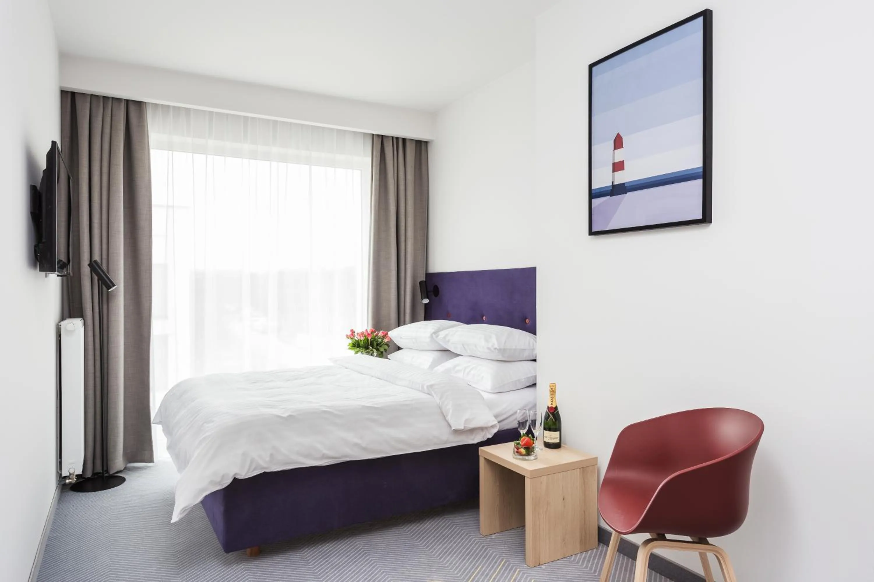 Bed in Platinum Hotel&Residence Wilanów