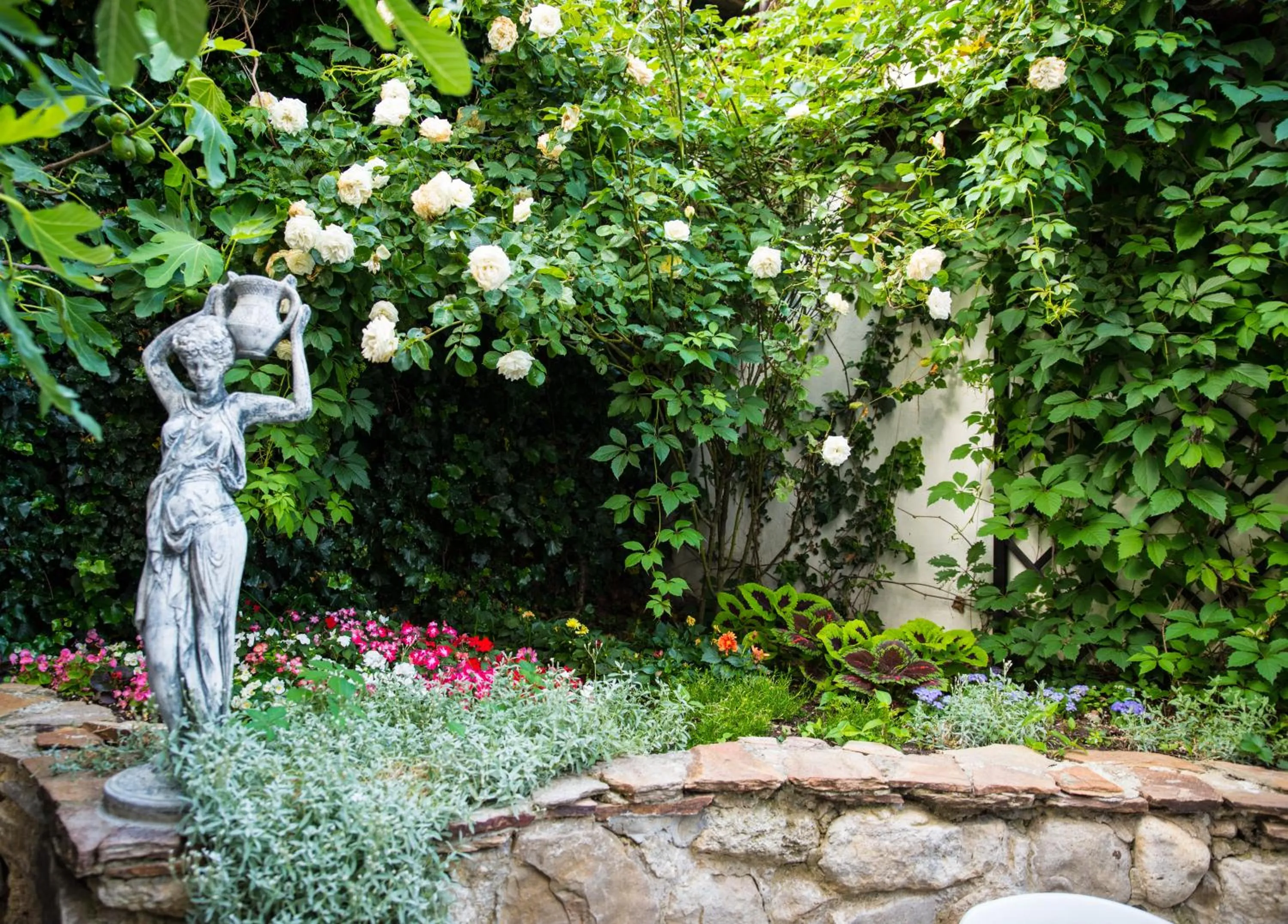 Garden in Victoria Hotel Nessebar