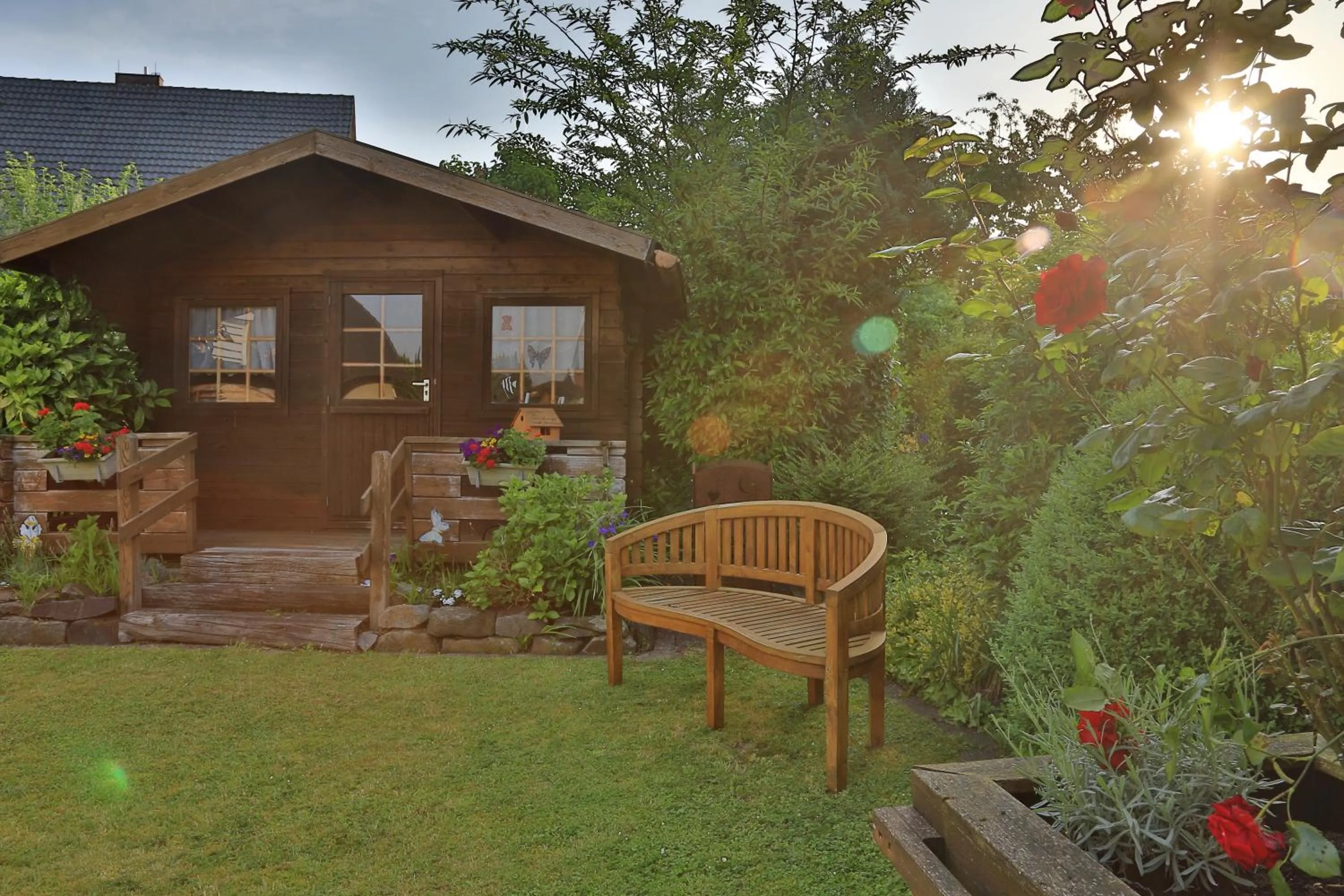 Garden in PIEPers Hotel Garni