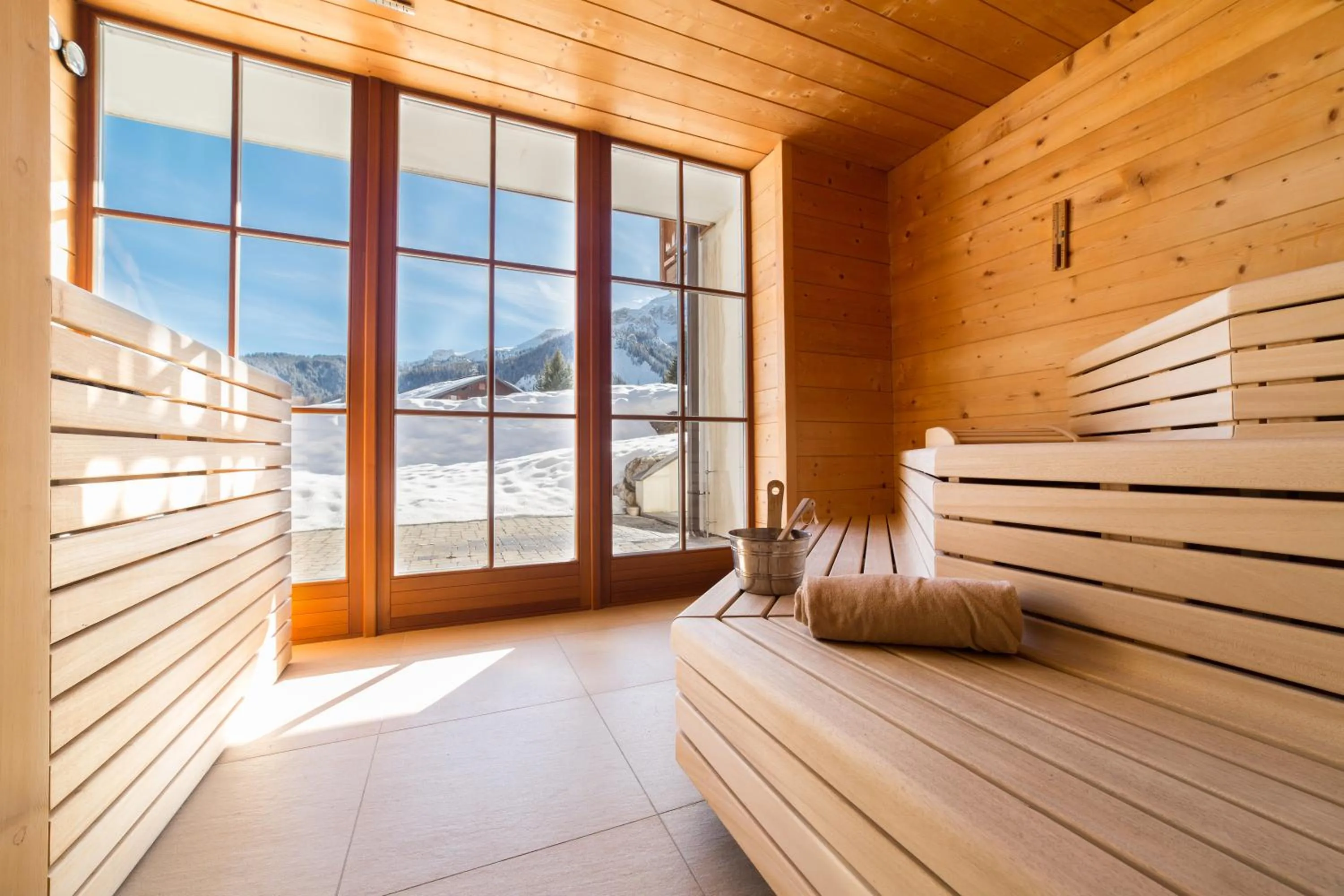 Sauna in TH Corvara - Greif Hotel