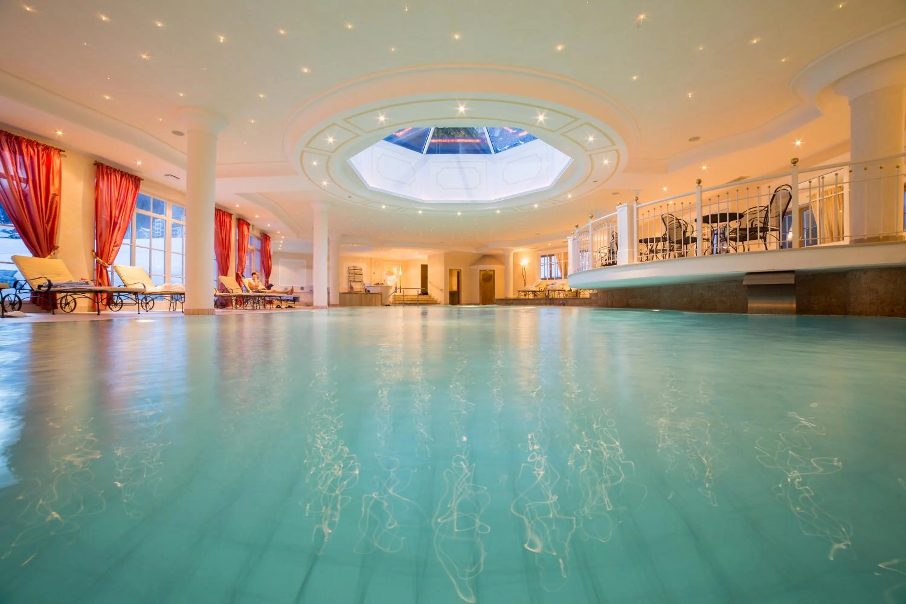 Swimming pool in TH Corvara - Greif Hotel