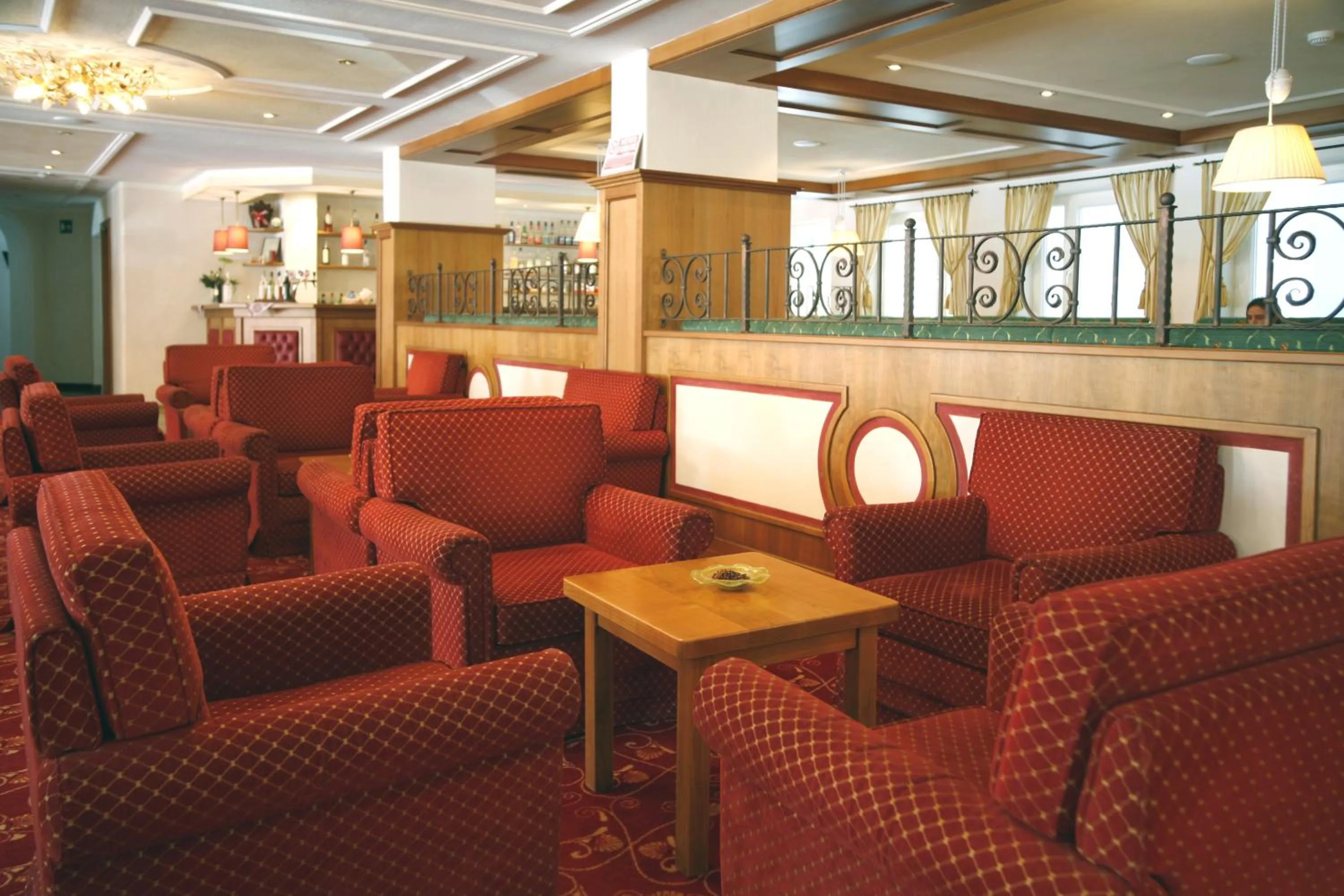 Lounge or bar in TH Corvara - Greif Hotel