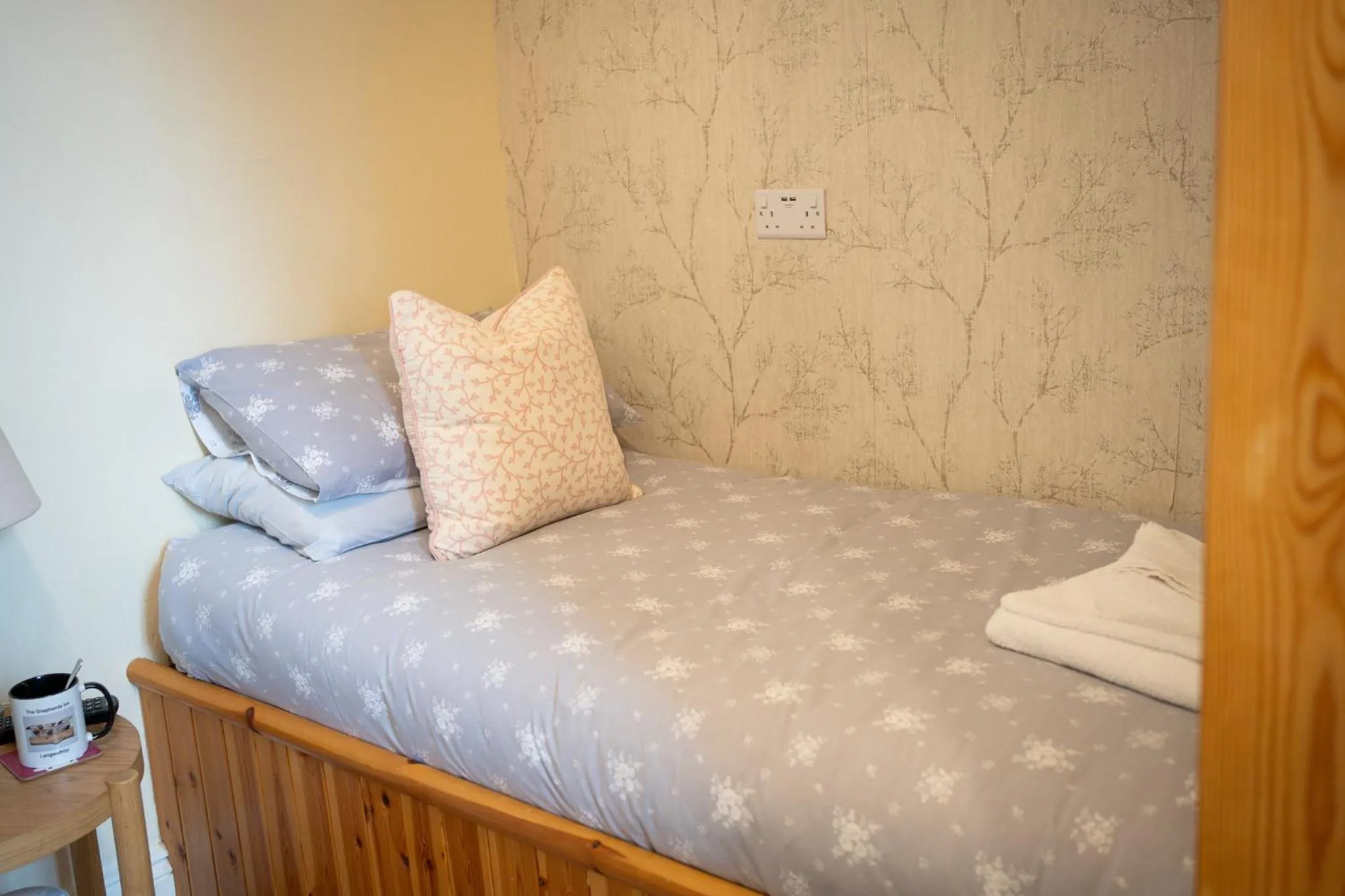 Bed in The Shepherds Inn, Langwathby