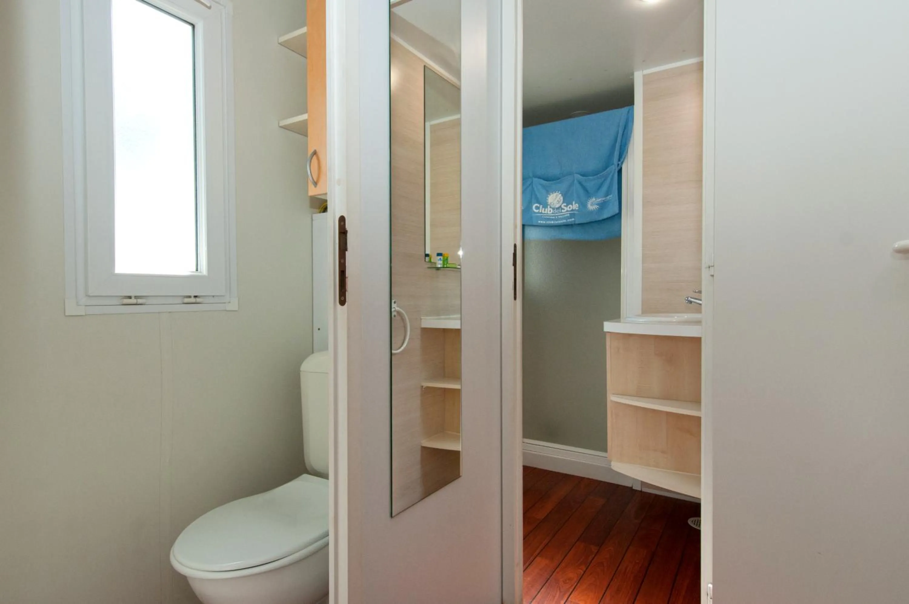 Bathroom in Club del Sole Adriano Family Camping Village