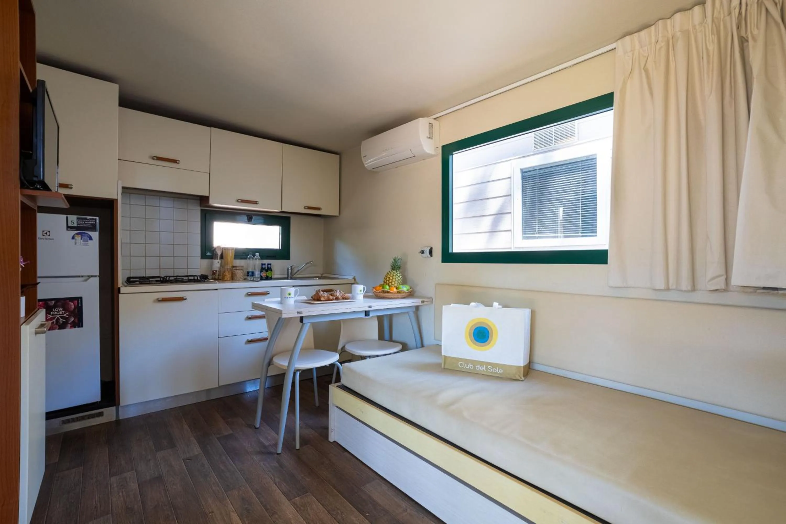 Living room in Club del Sole Adriano Family Camping Village