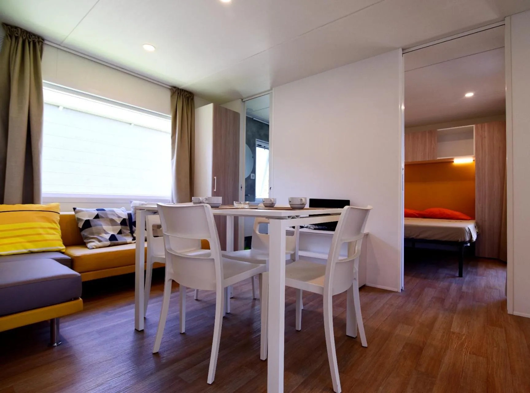 Living room, Bed in Club del Sole Adriano Family Camping Village