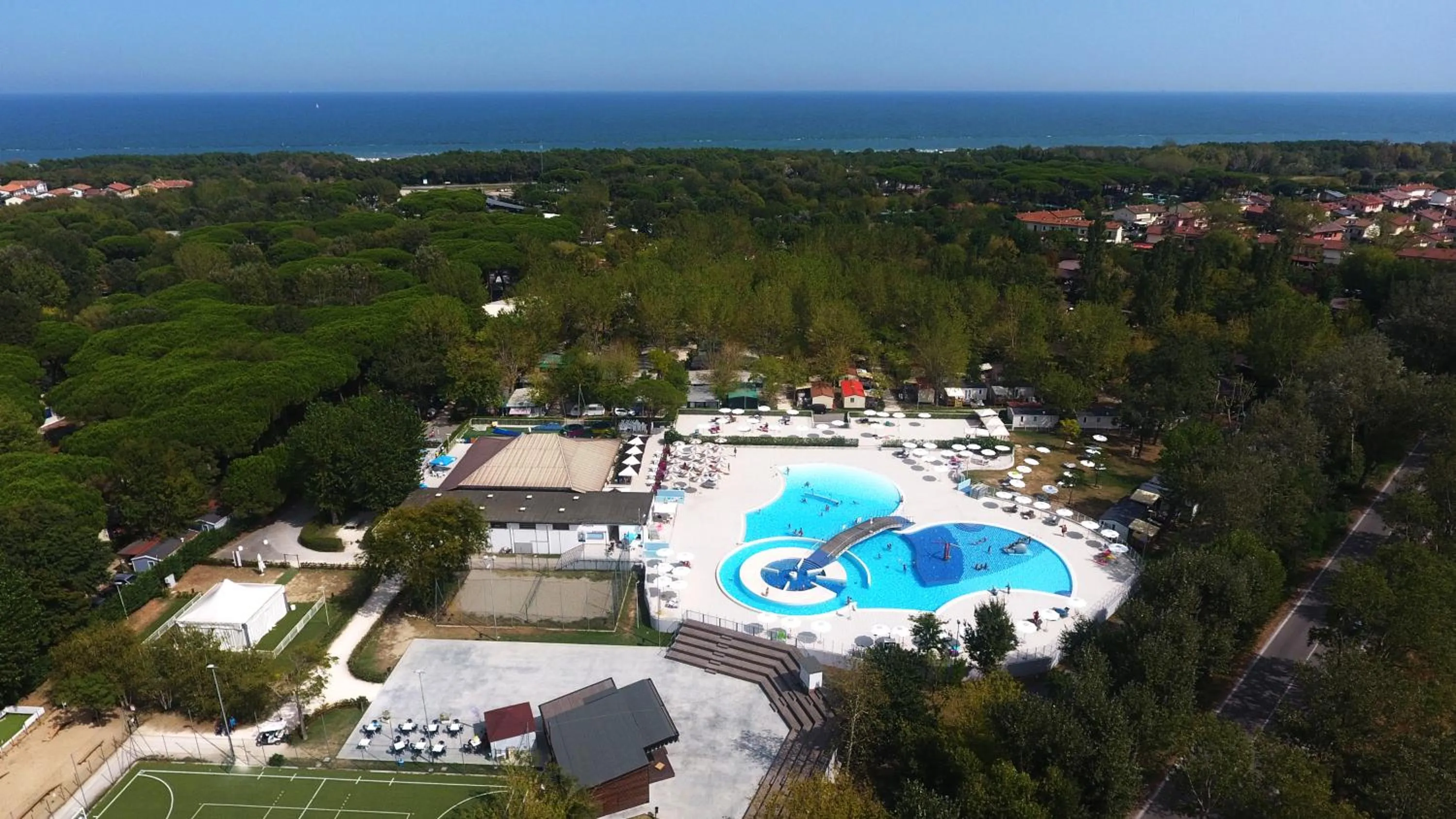 Property building in Club del Sole Adriano Family Camping Village