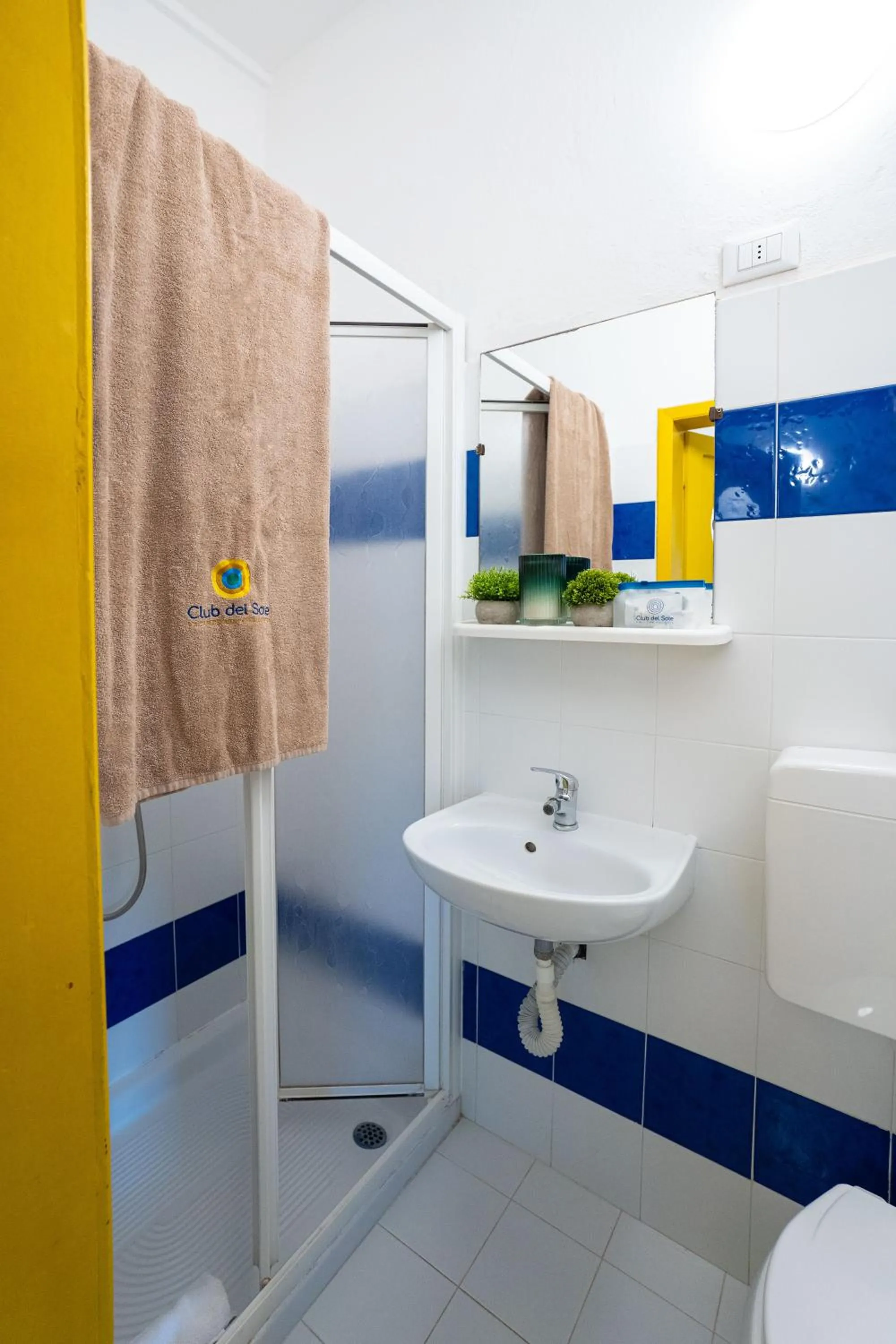 Bathroom in Club del Sole Adriano Family Camping Village
