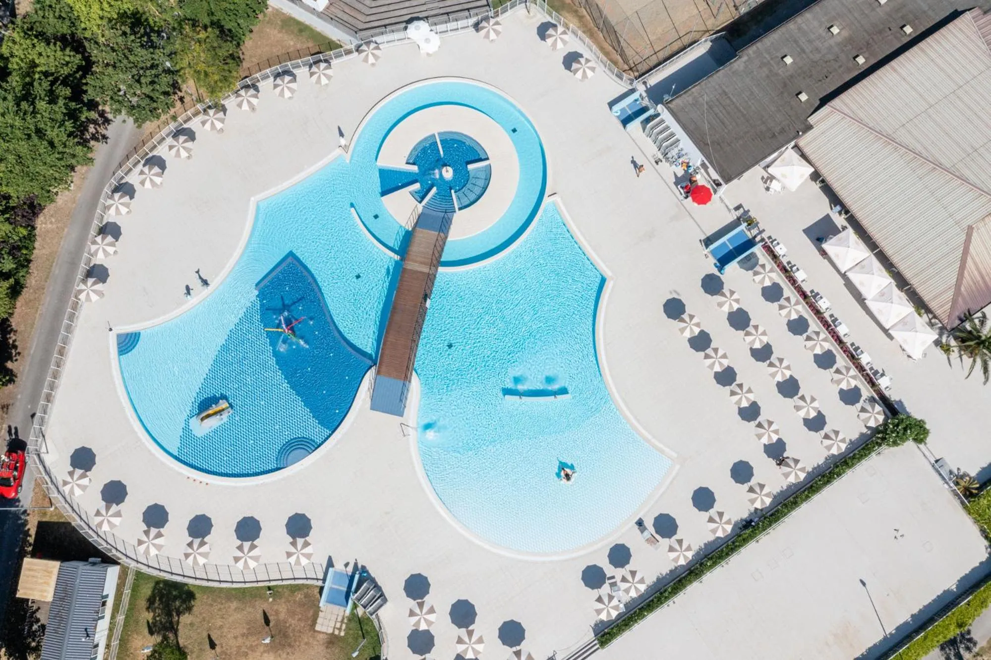 Aqua park in Club del Sole Adriano Family Camping Village