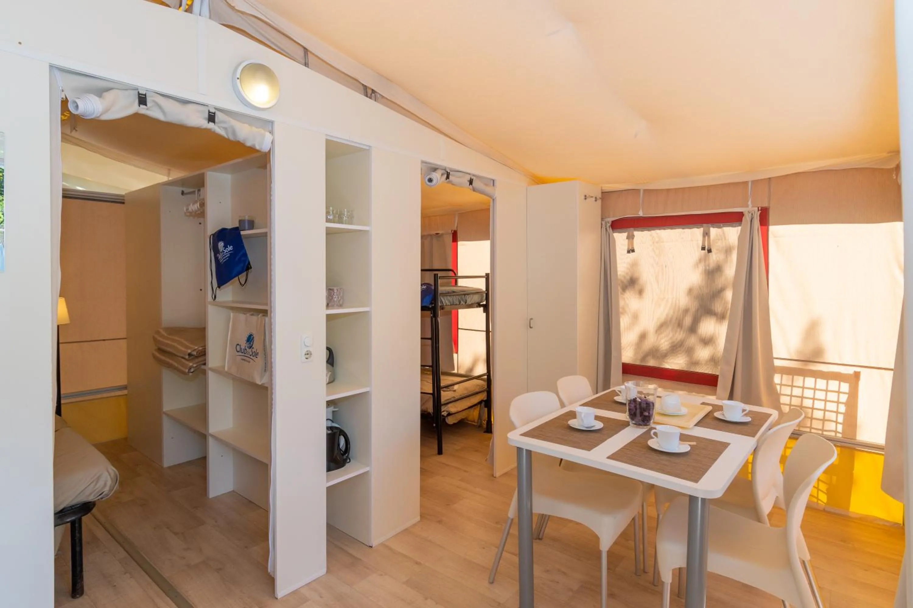 Living room in Club del Sole Adriano Family Camping Village