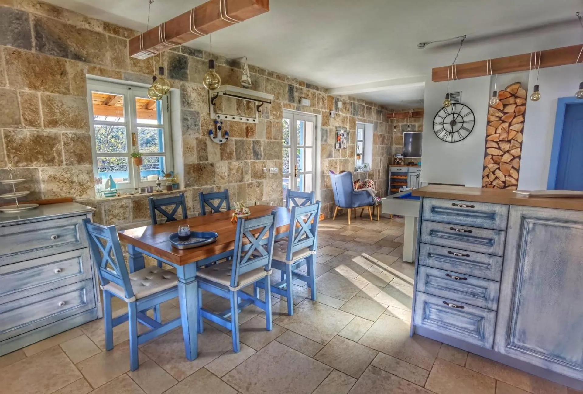 Dining area in Villa Mare