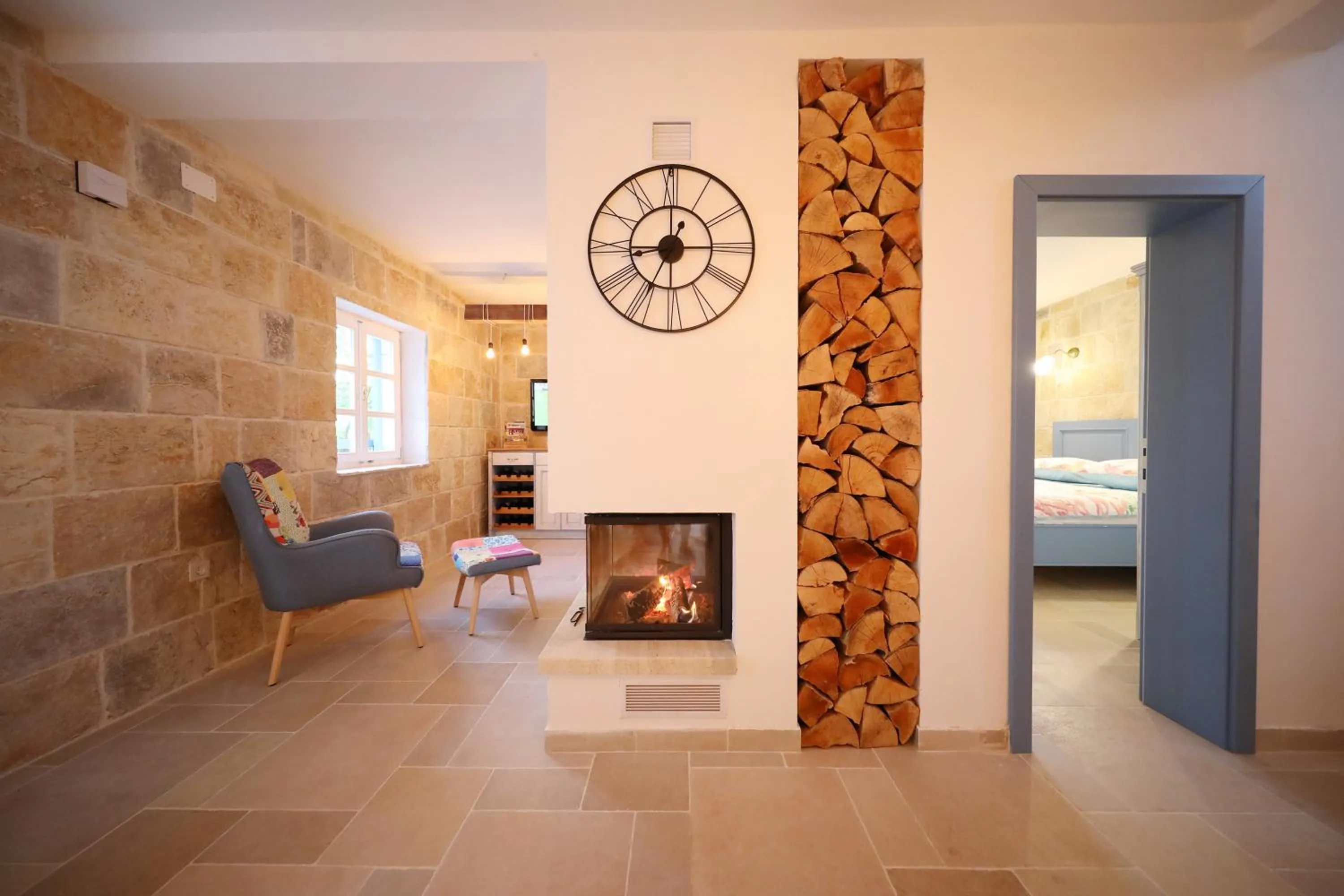 Living room in Villa Mare