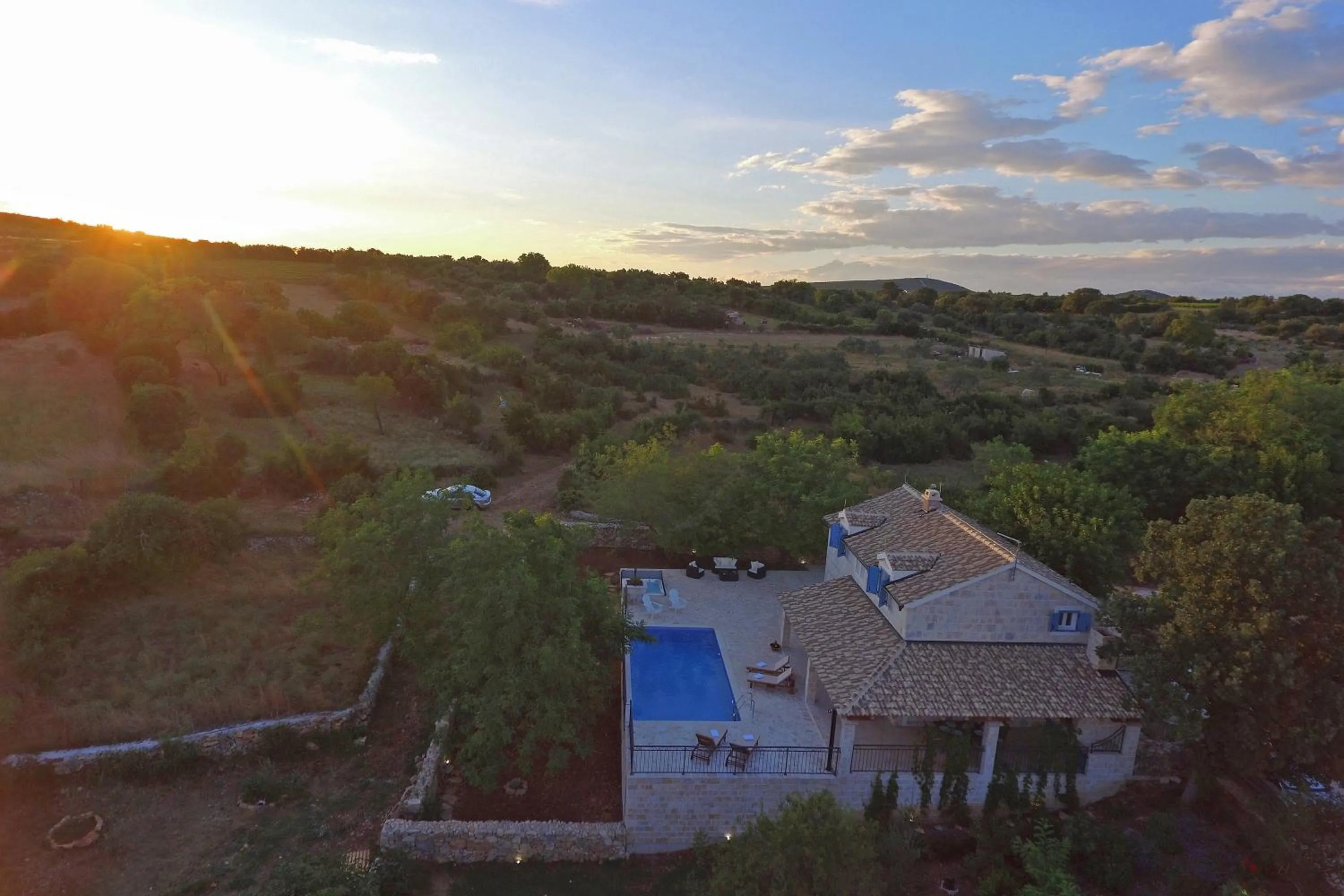 Bird's eye view in Villa Mare