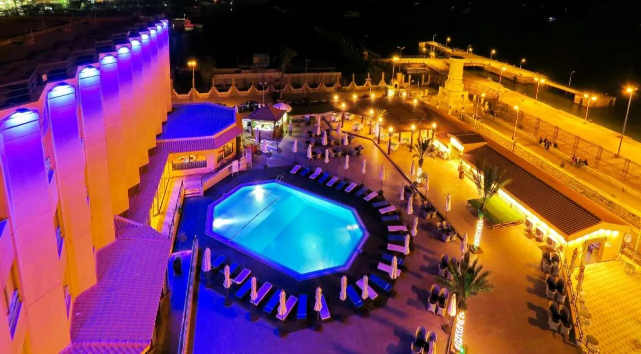 Pool view in Resta Port Said Hotel