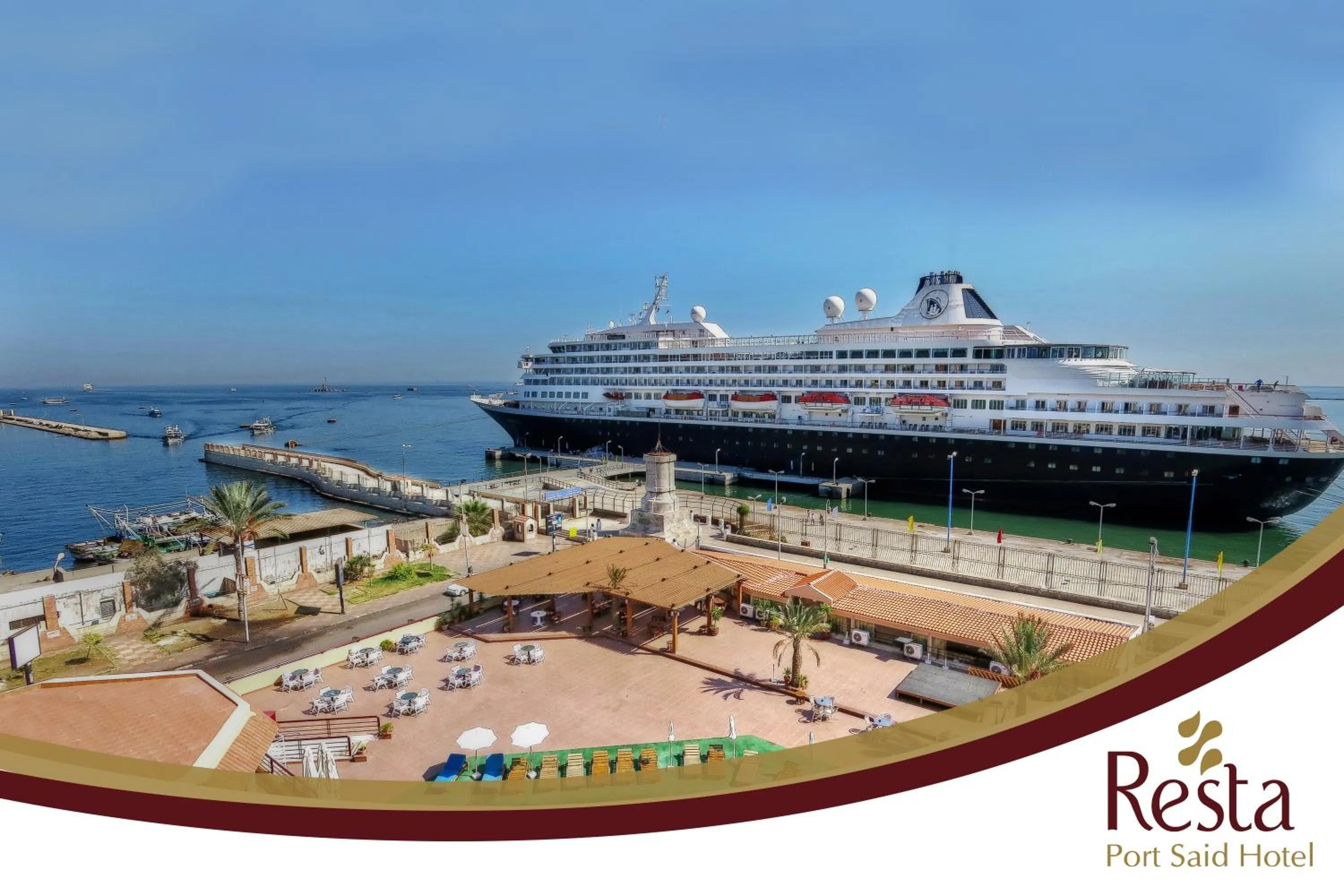 Bird's eye view in Resta Port Said Hotel