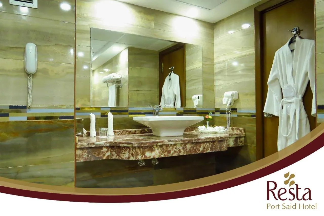 Bathroom in Resta Port Said Hotel
