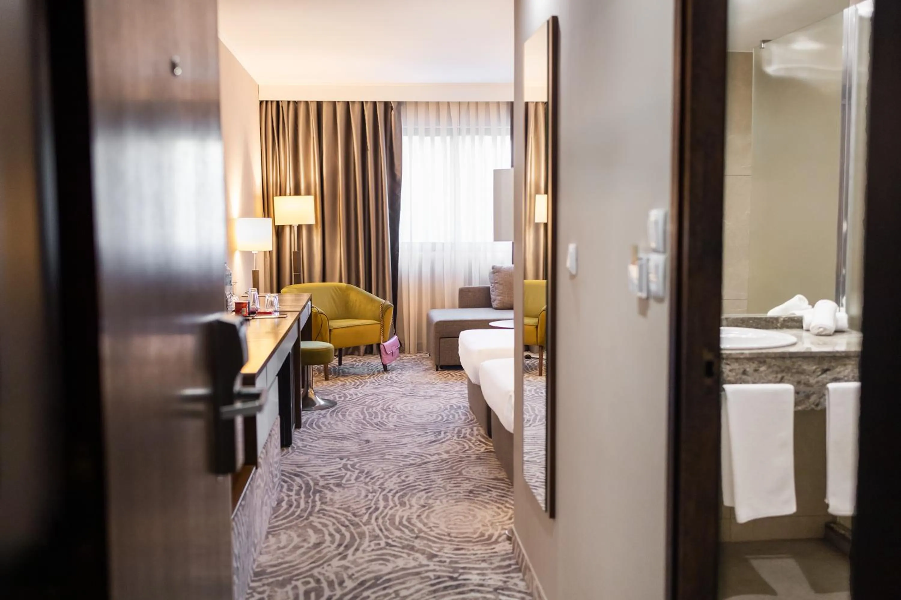 Bed in Grand Hotel Plovdiv