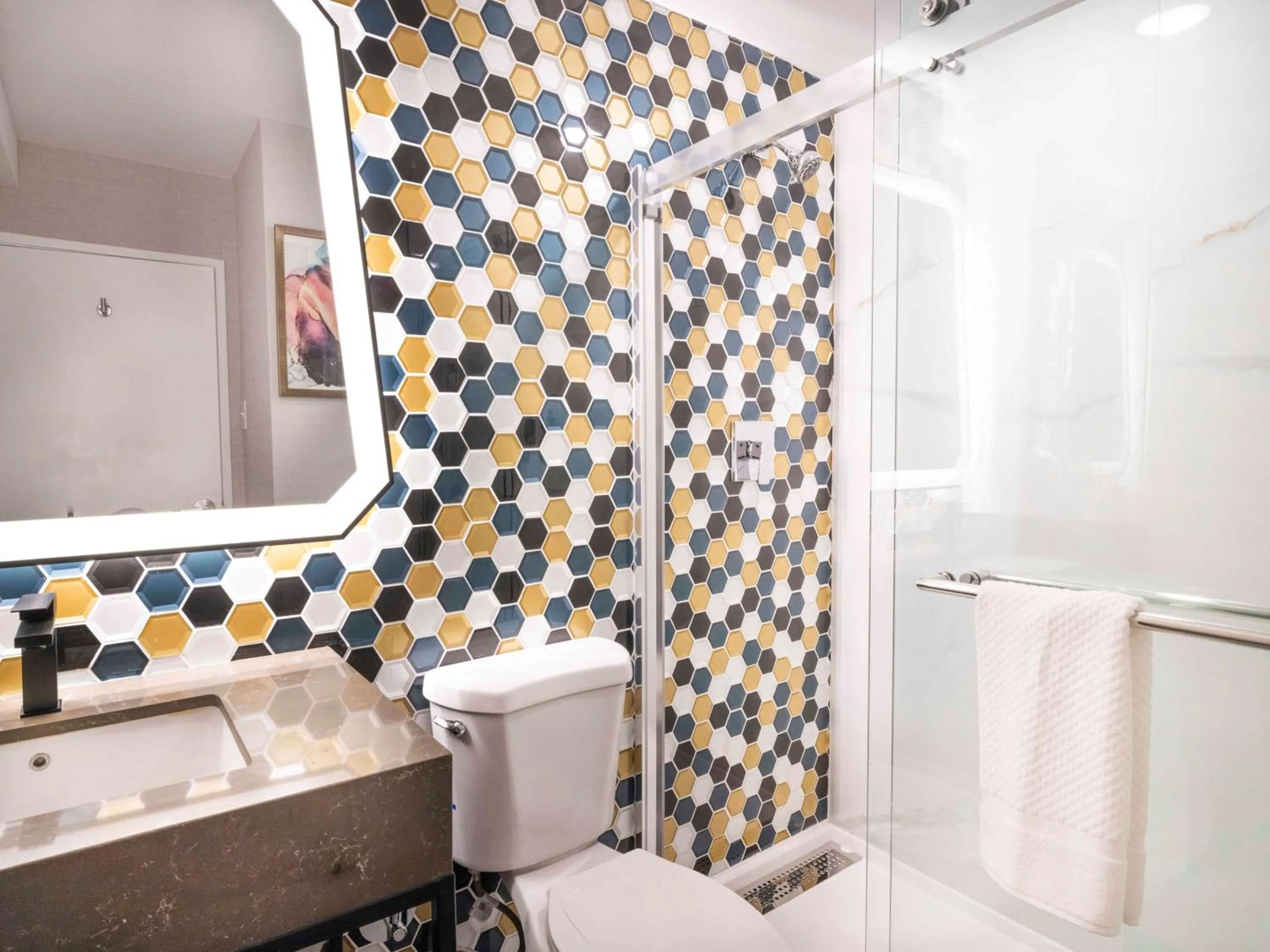 Bathroom in Premiere Suites