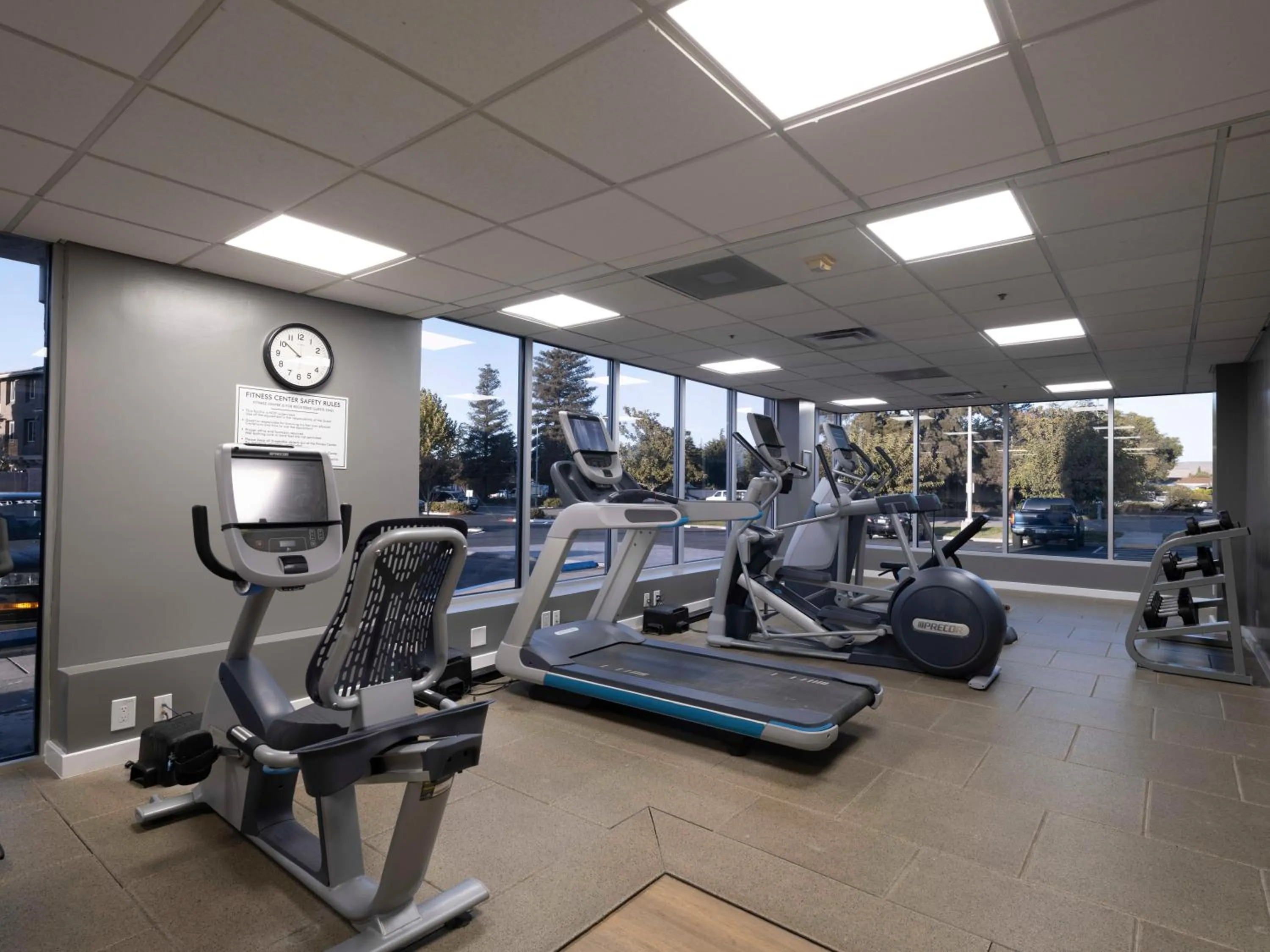 Fitness centre/facilities in Premiere Suites