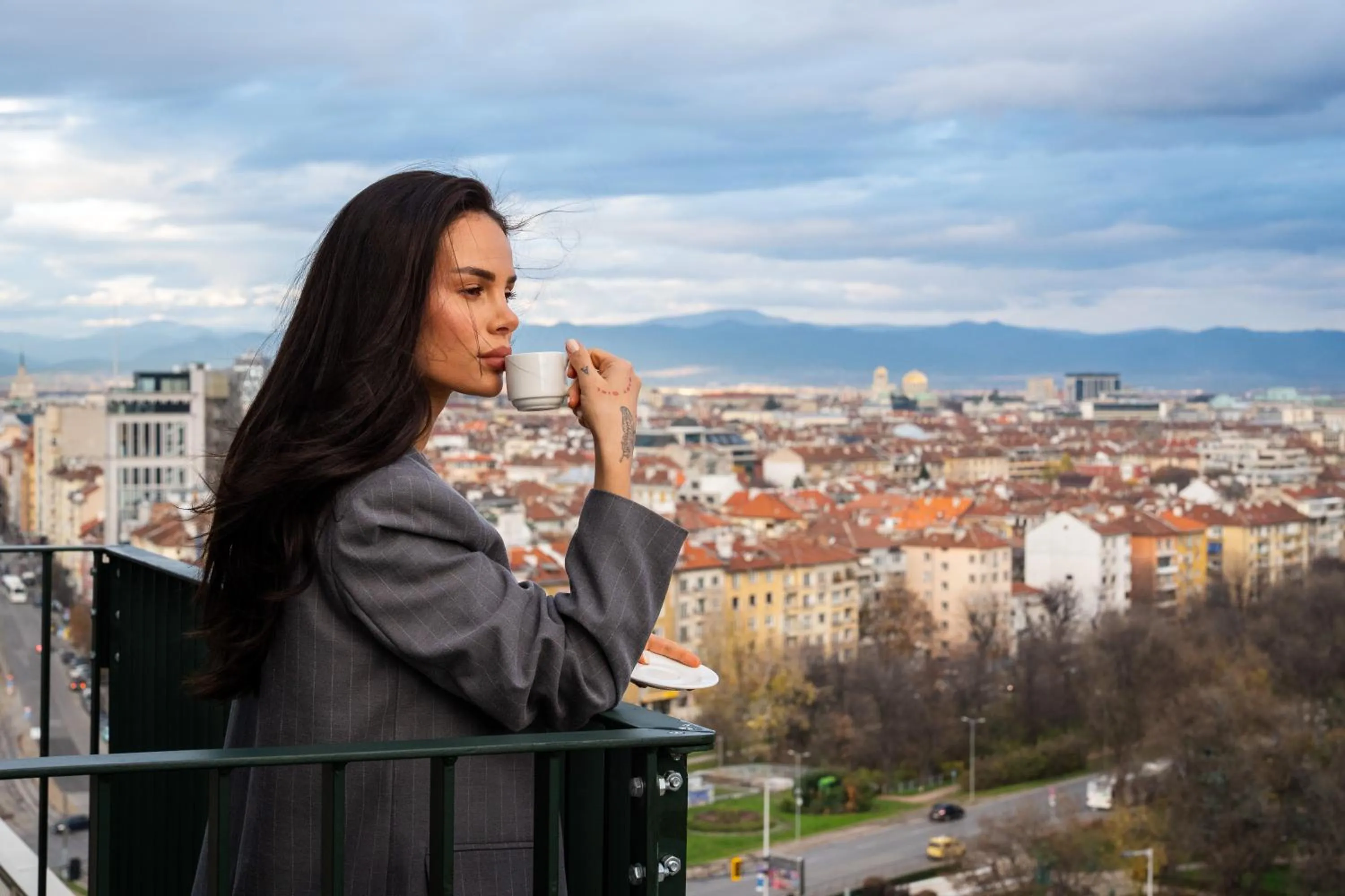 City view in Hilton Sofia