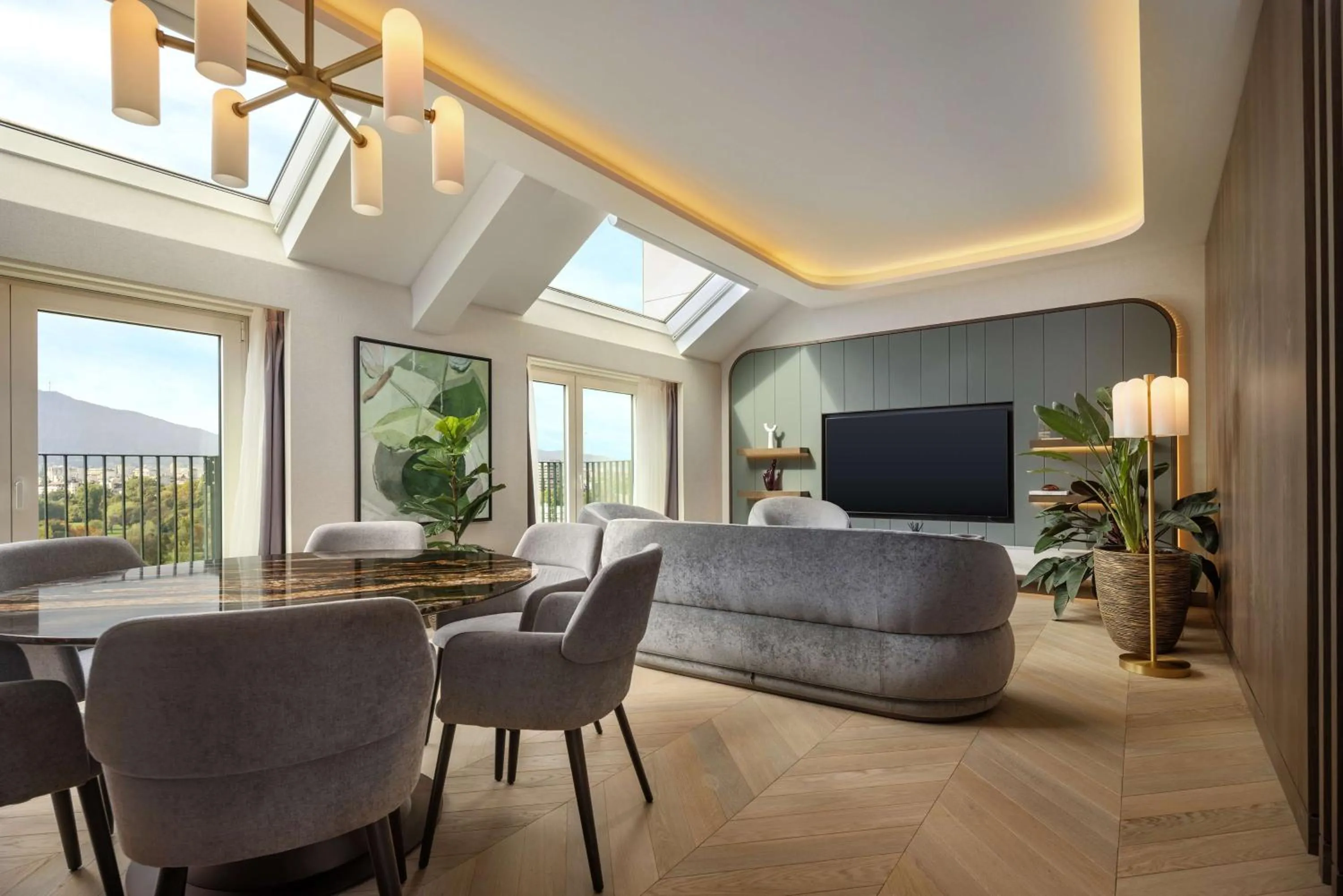 Living room in Hilton Sofia