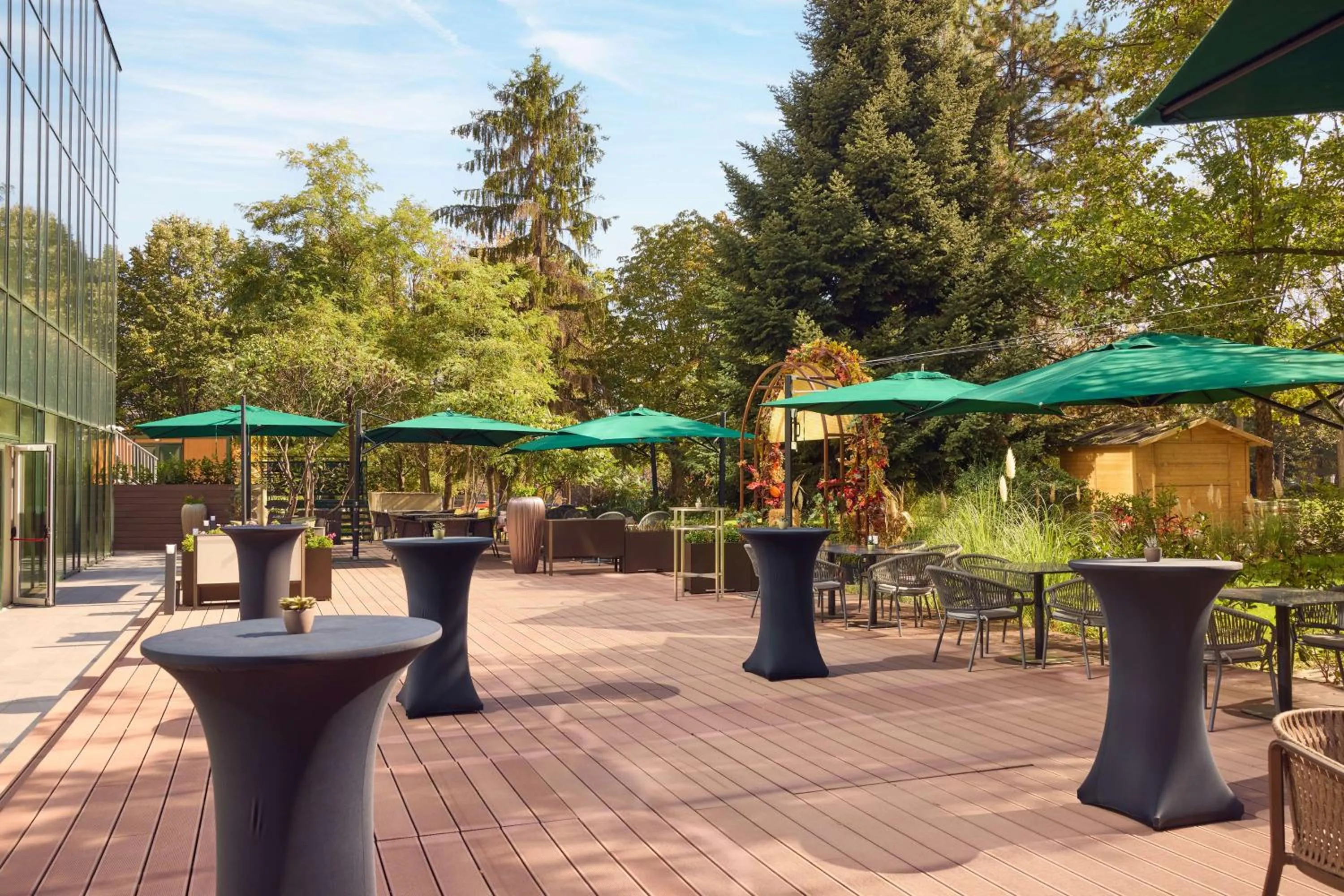 Patio in Hilton Sofia