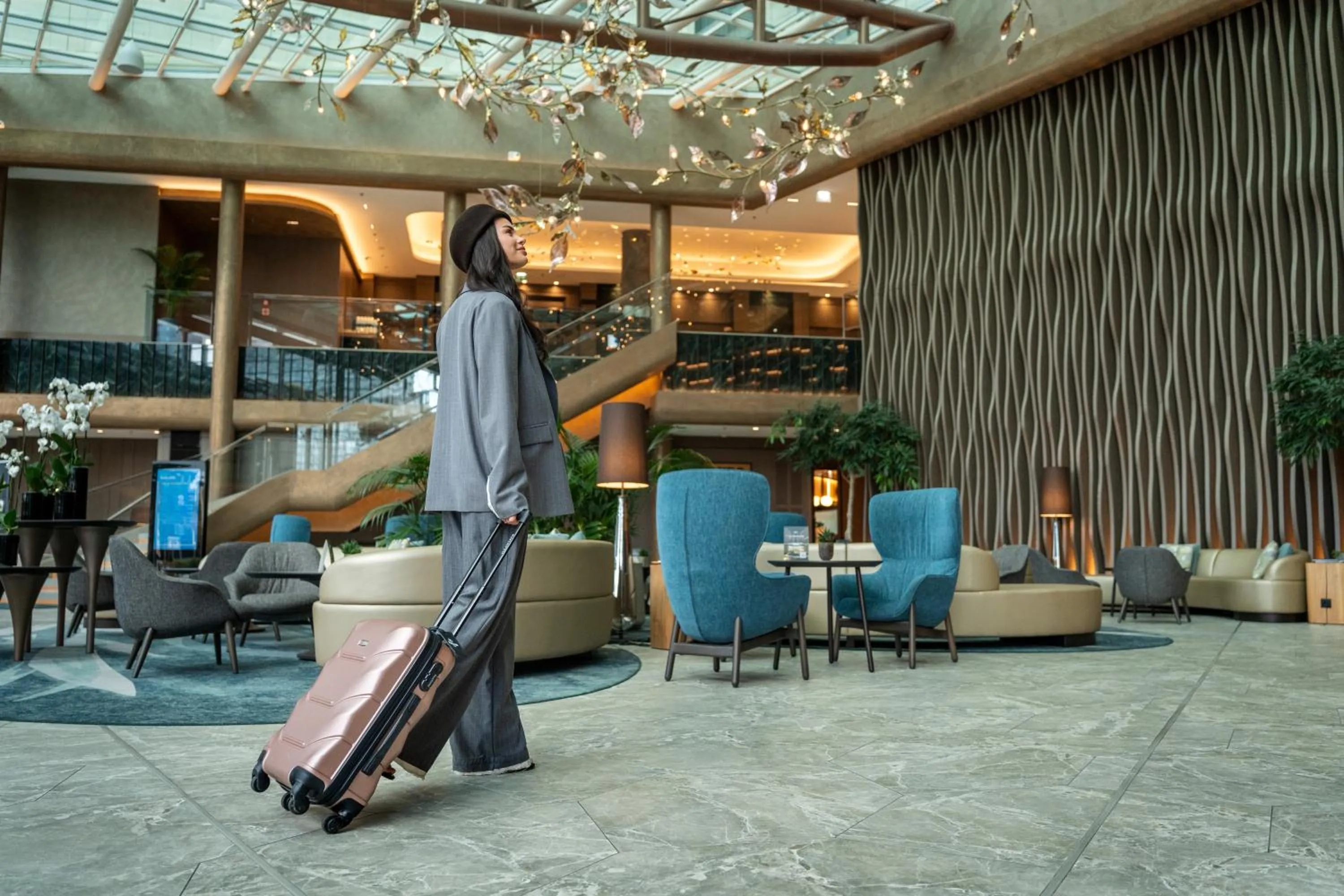 Lobby or reception in Hilton Sofia