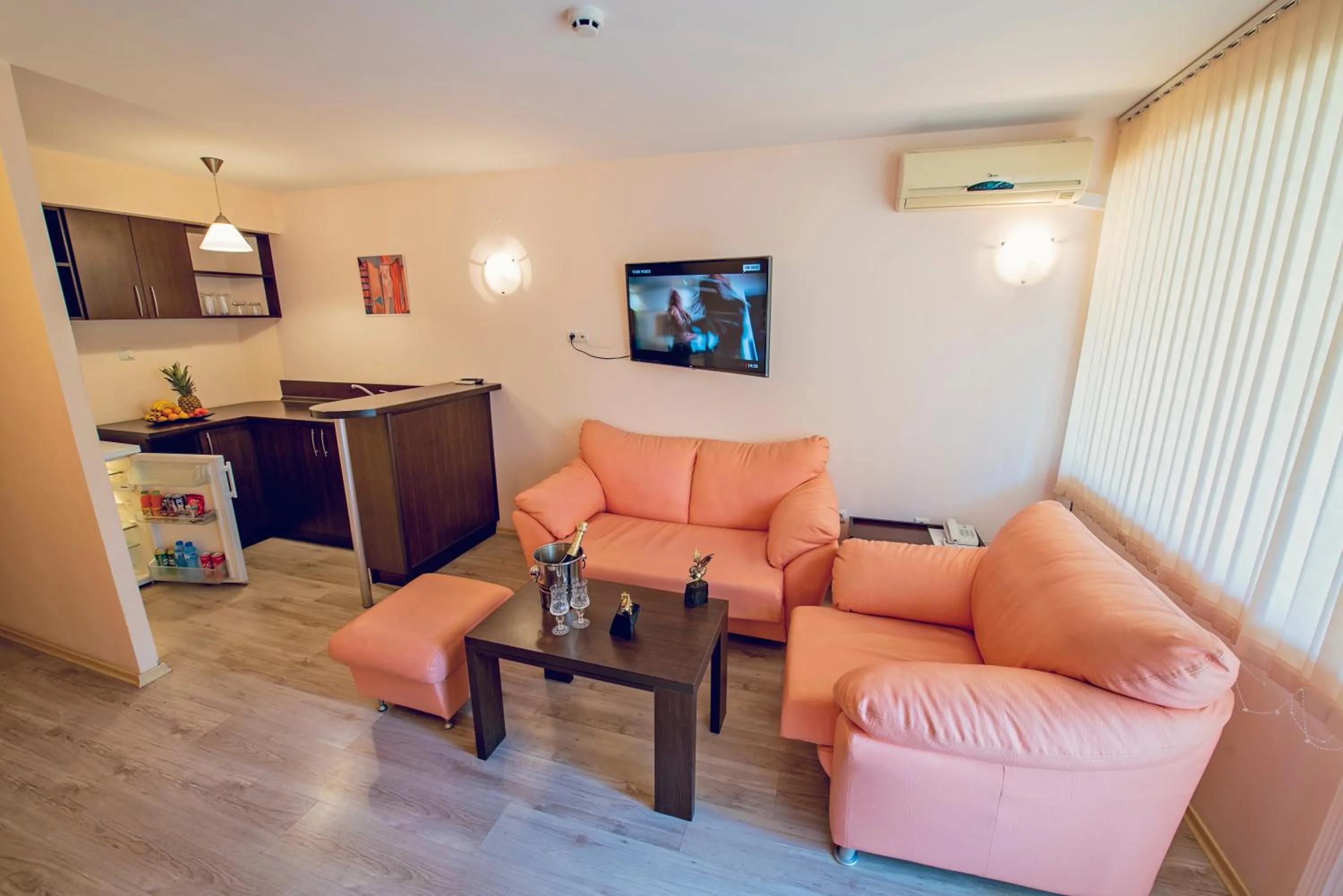 Kitchen or kitchenette in Family Hotel Gran Ivan