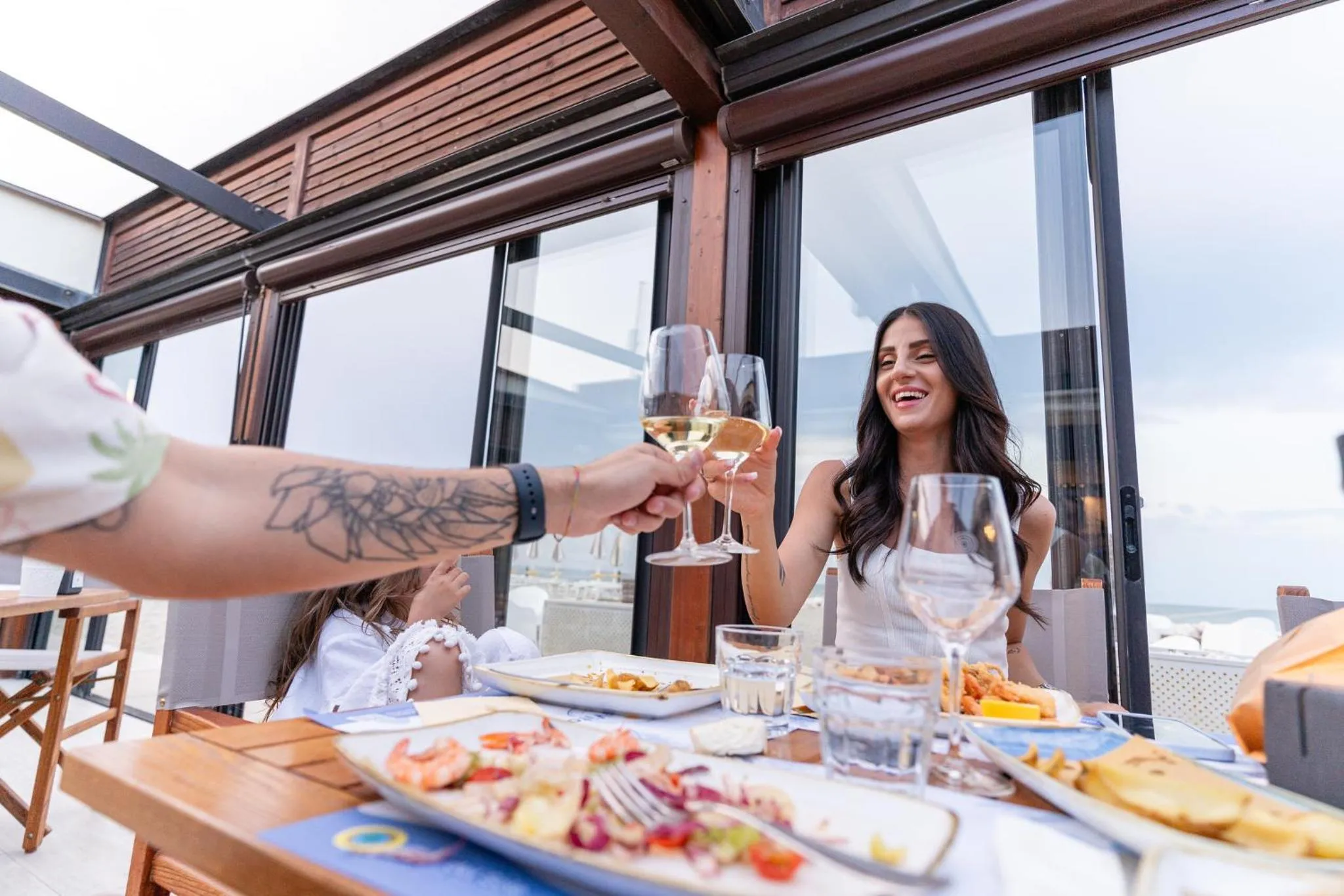 Food and drinks in Club del Sole Spina Family Collection