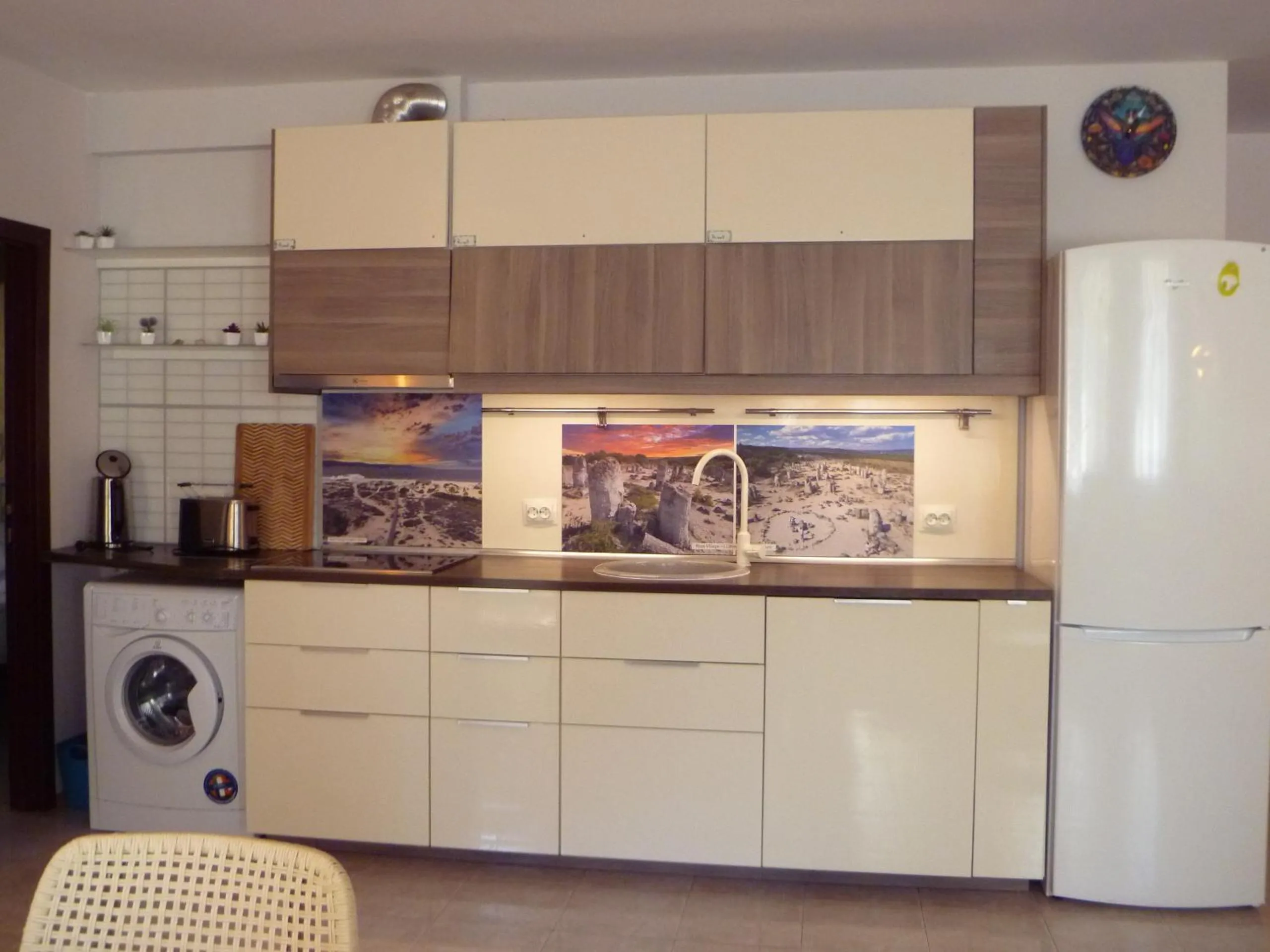 Kitchen or kitchenette in Apartment Tourist Complex Rose Village