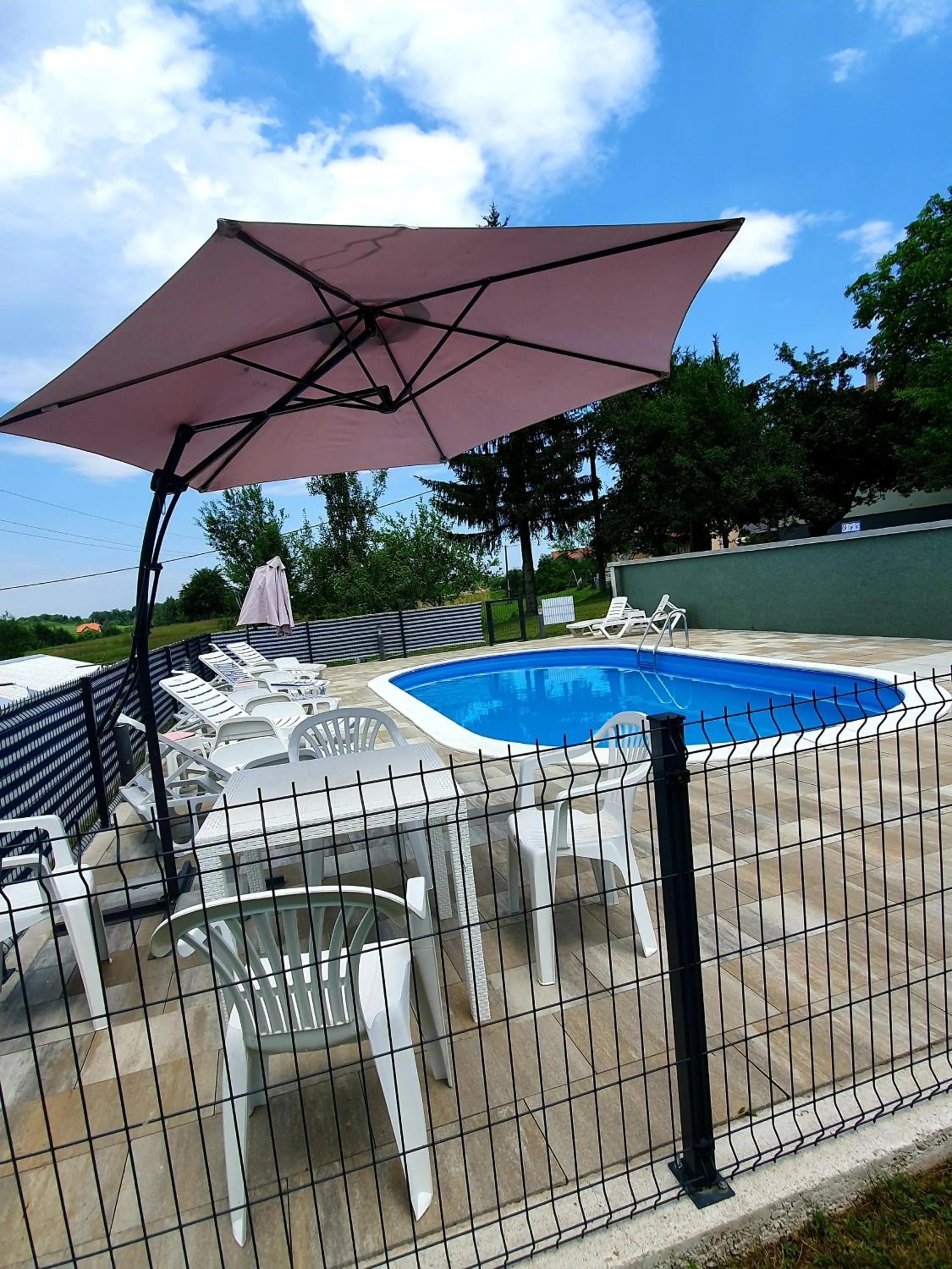 Pool view in House Mirjana