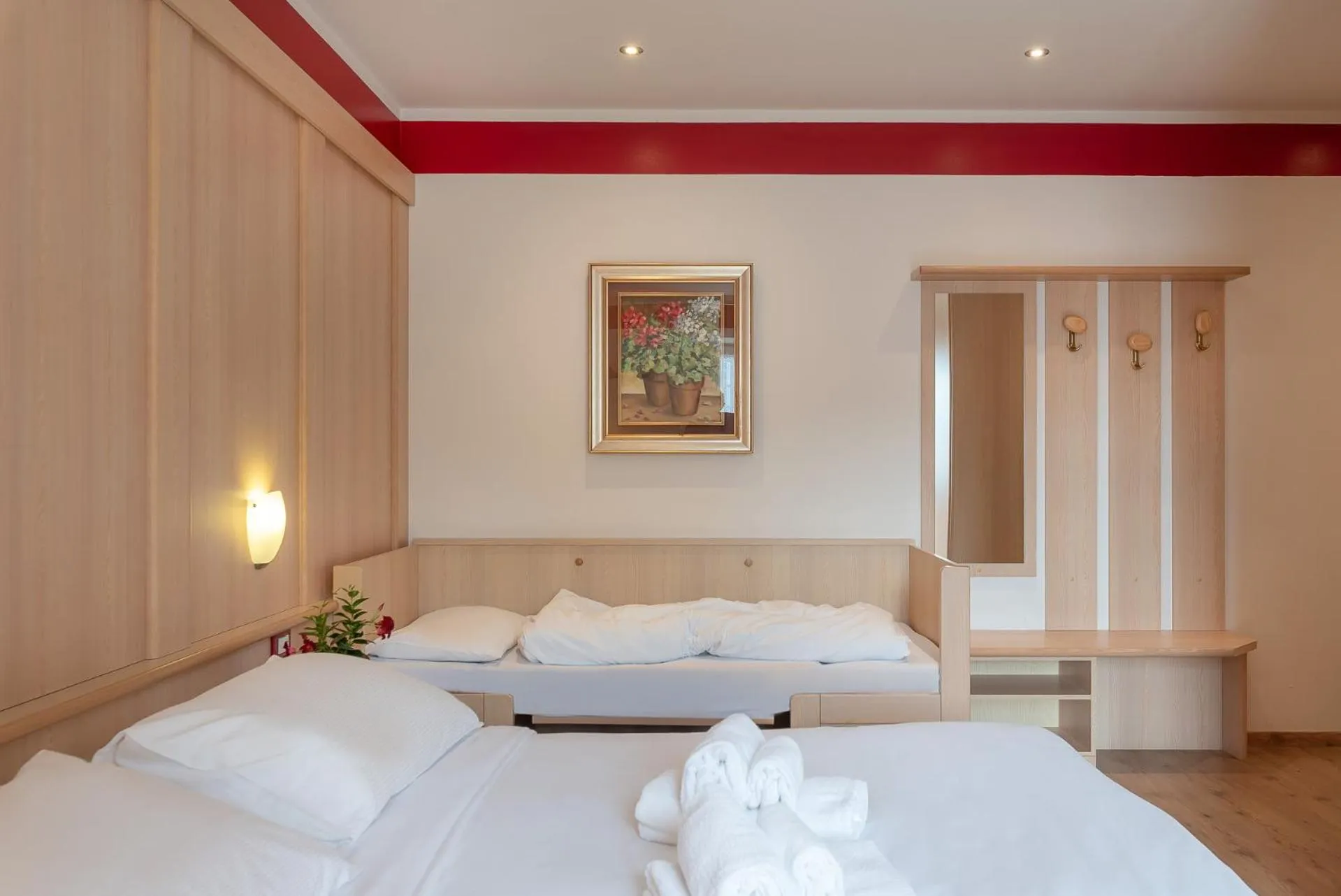 Bed in Hotel Latemar