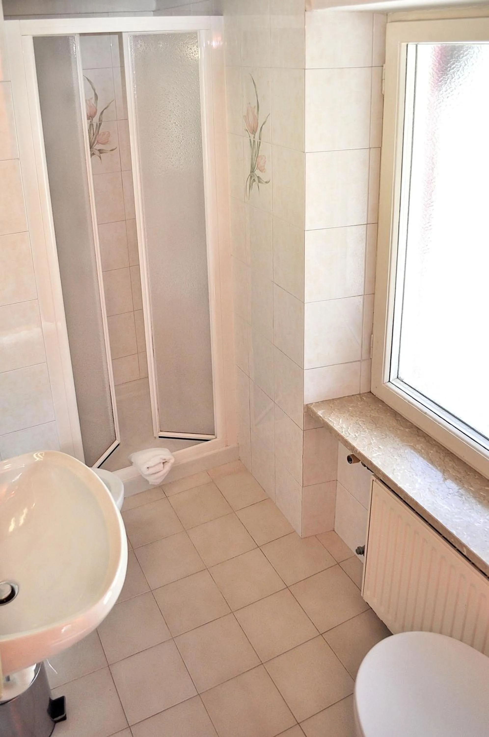 Shower in Hotel Latemar