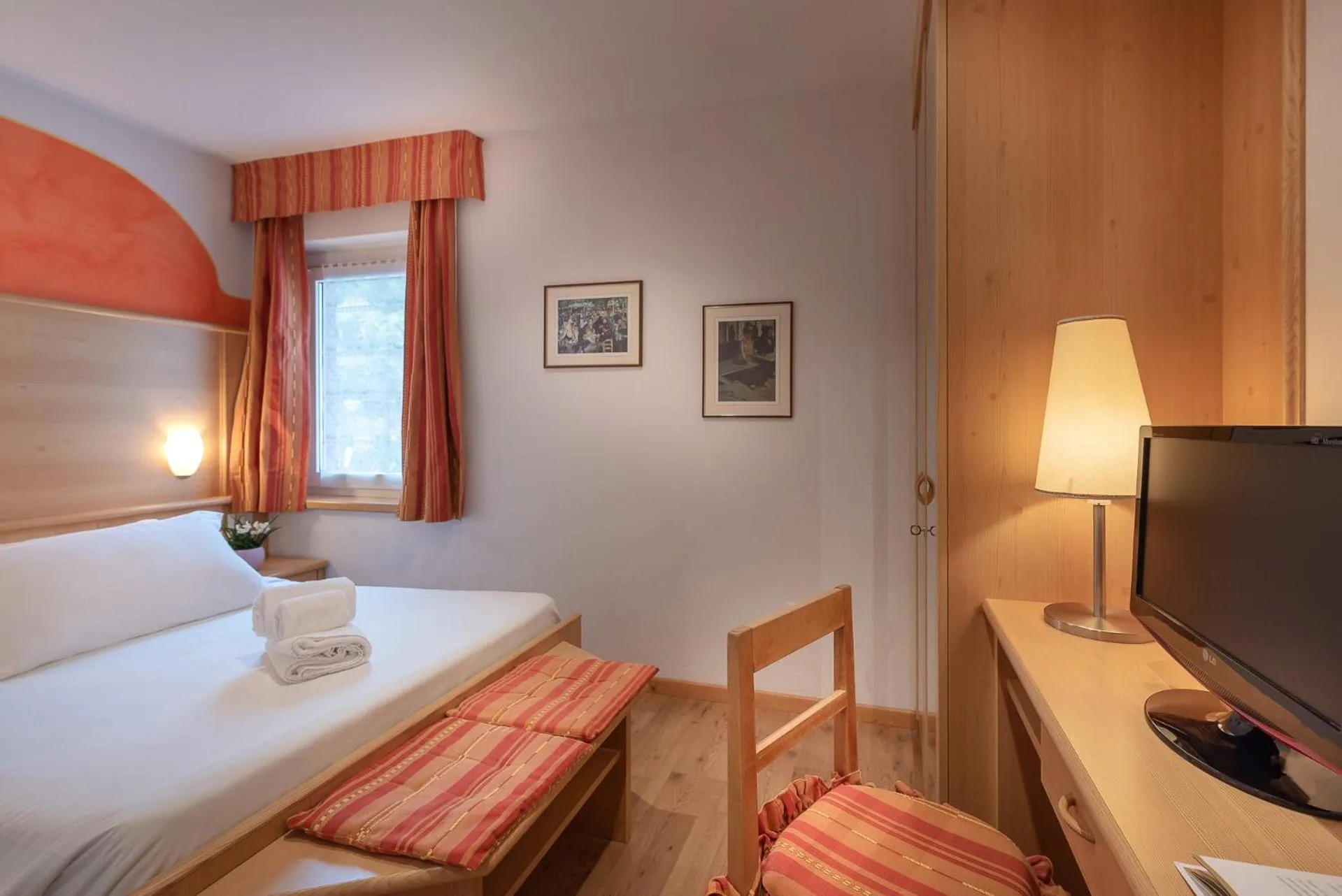 Bed in Hotel Latemar