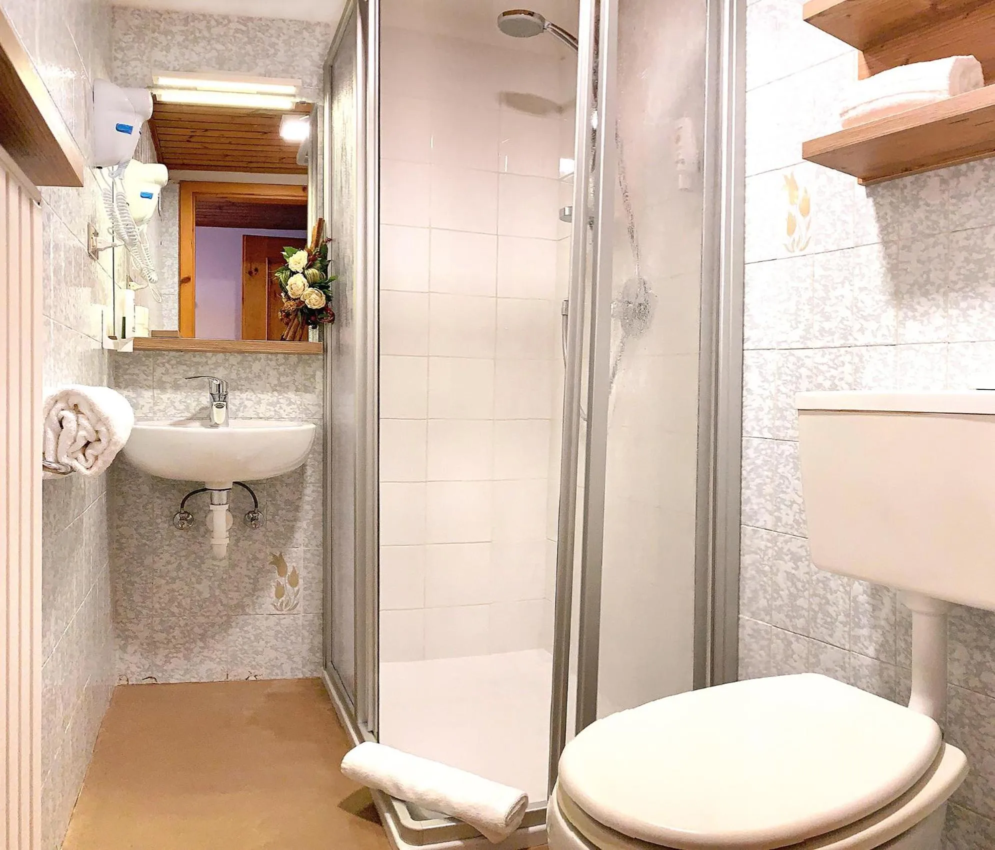 Bathroom in Hotel Latemar