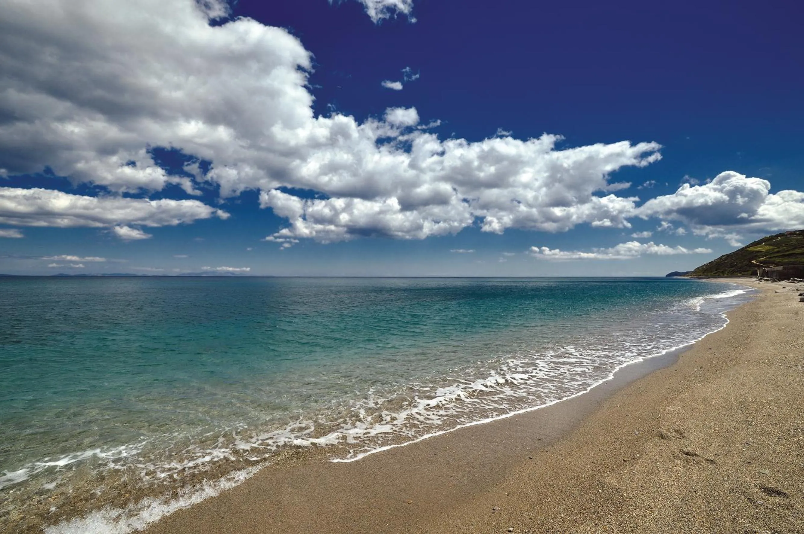 Beach in Kymi Palace
