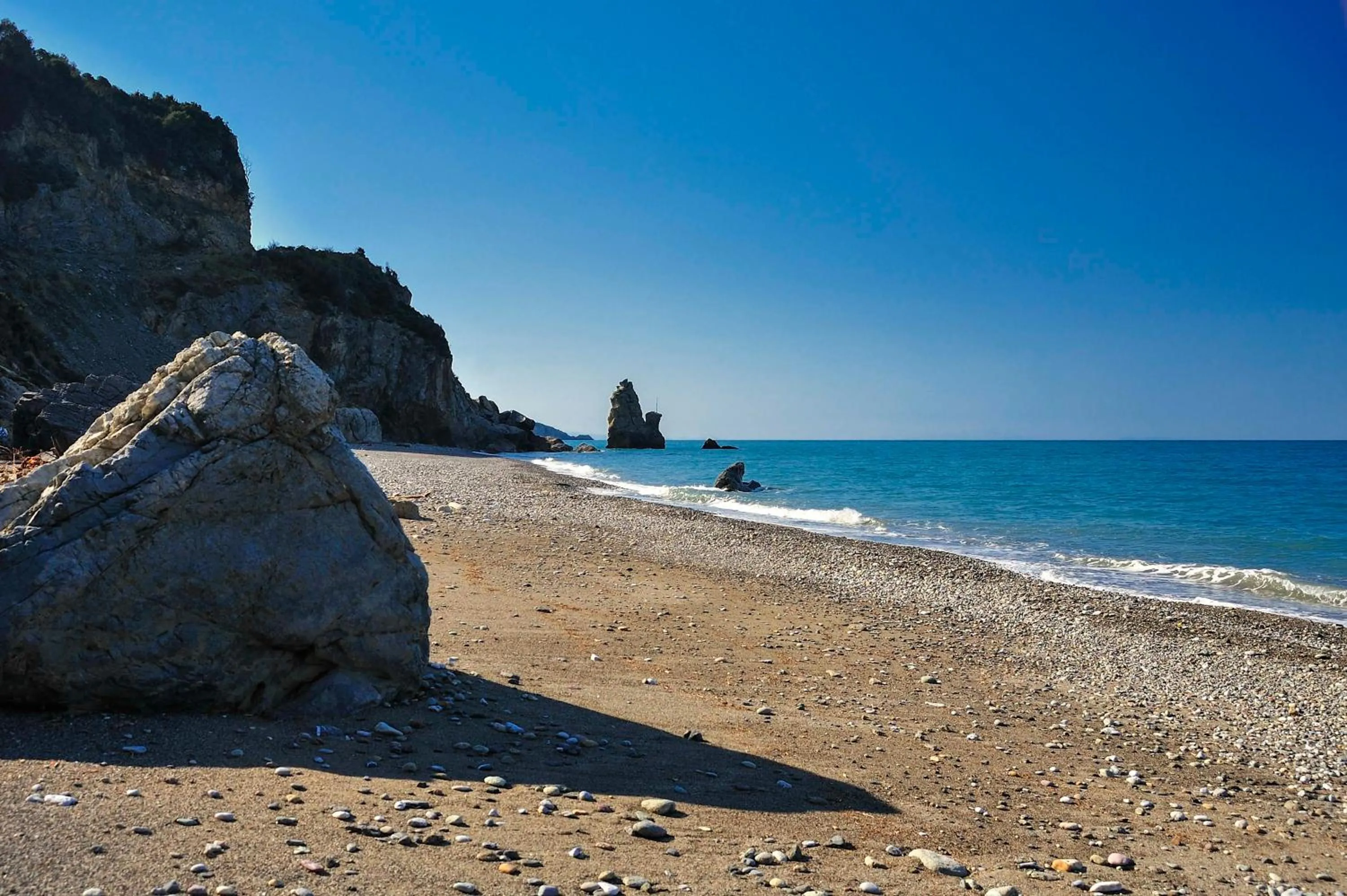 Beach in Kymi Palace