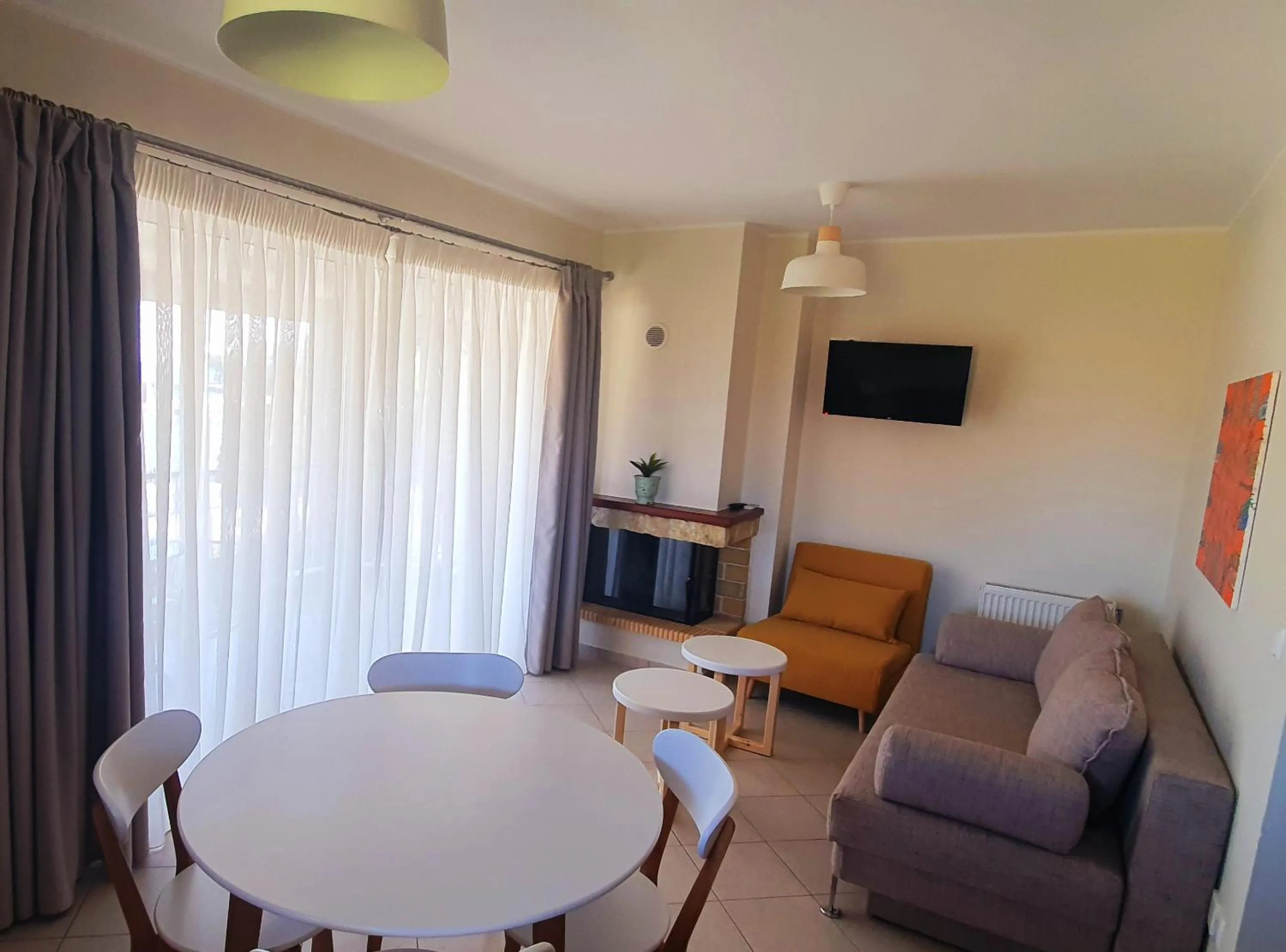 Living room in Vasilis Studios