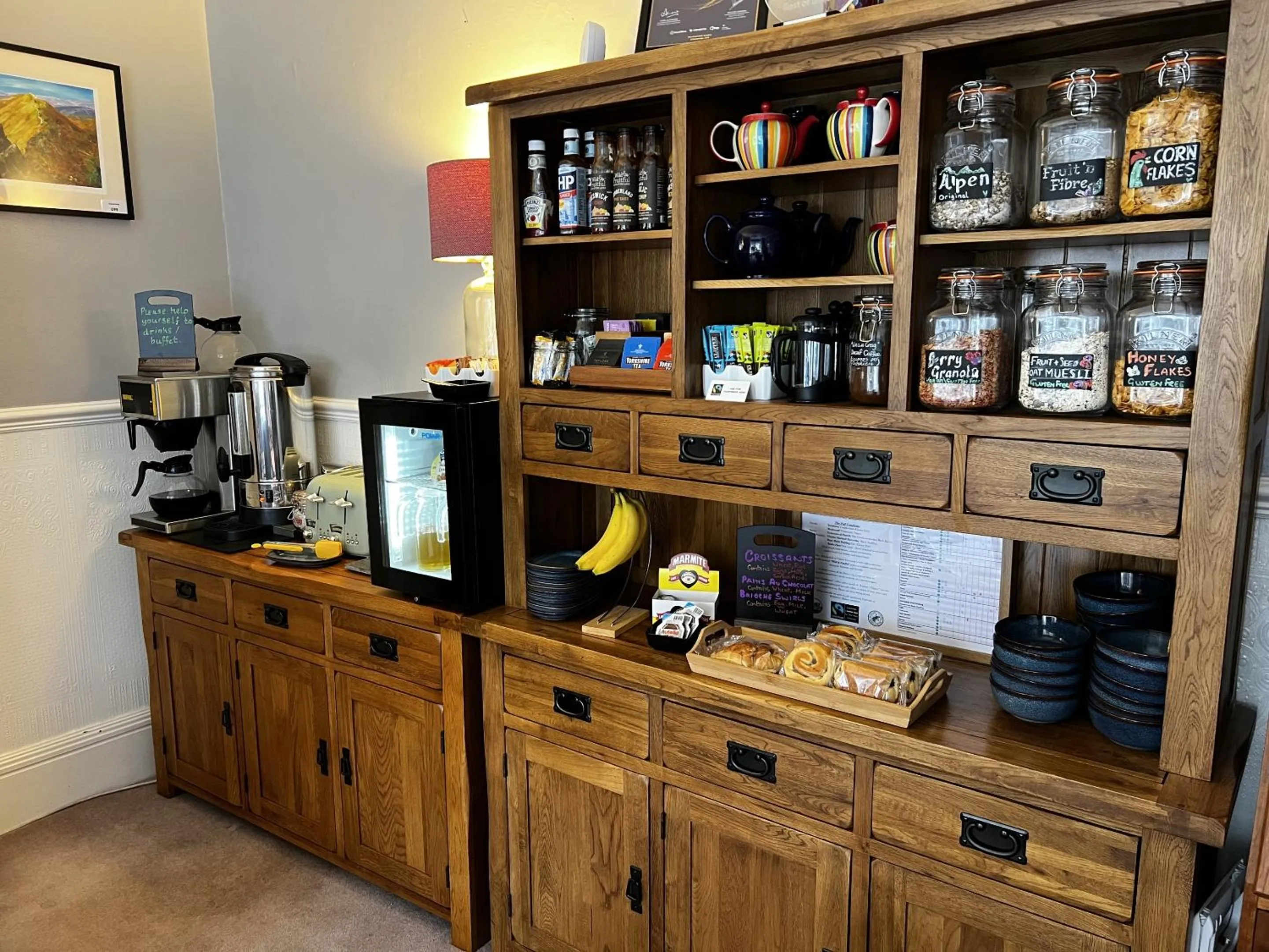 Food and drinks in Greystoke House