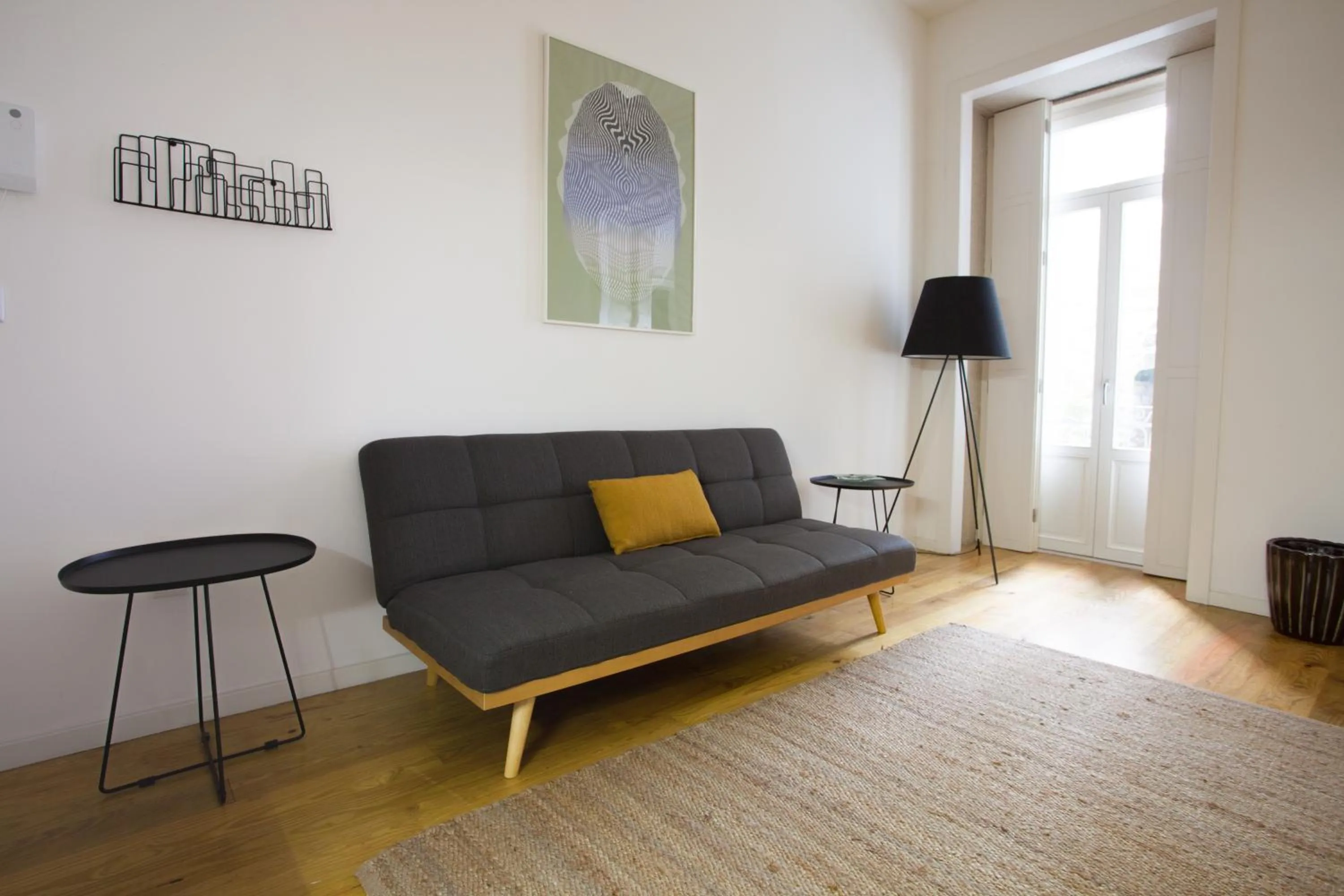 Living room in Oporto City View - Santa Catarina