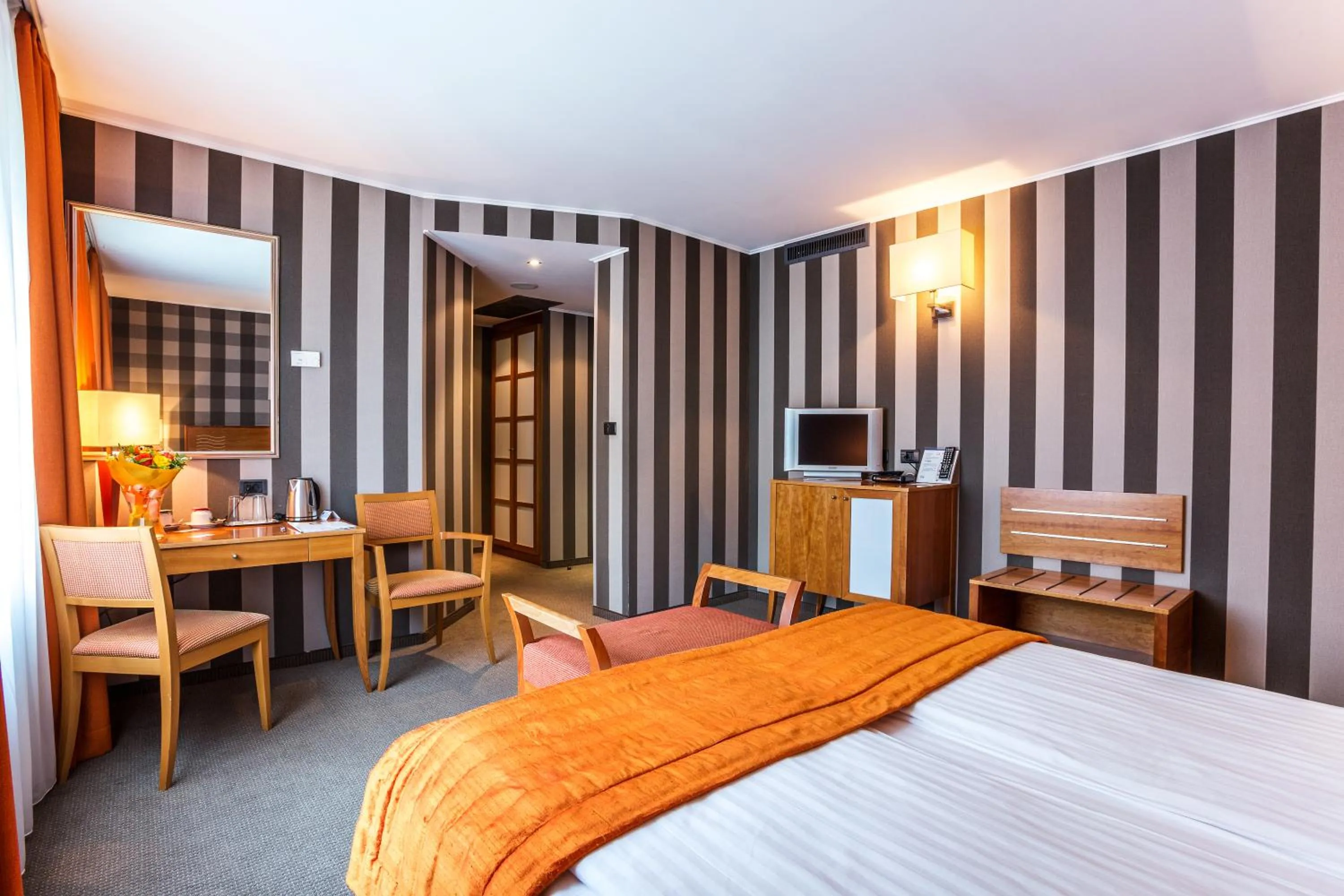 Bedroom, Bed in Eurostars Sofia City