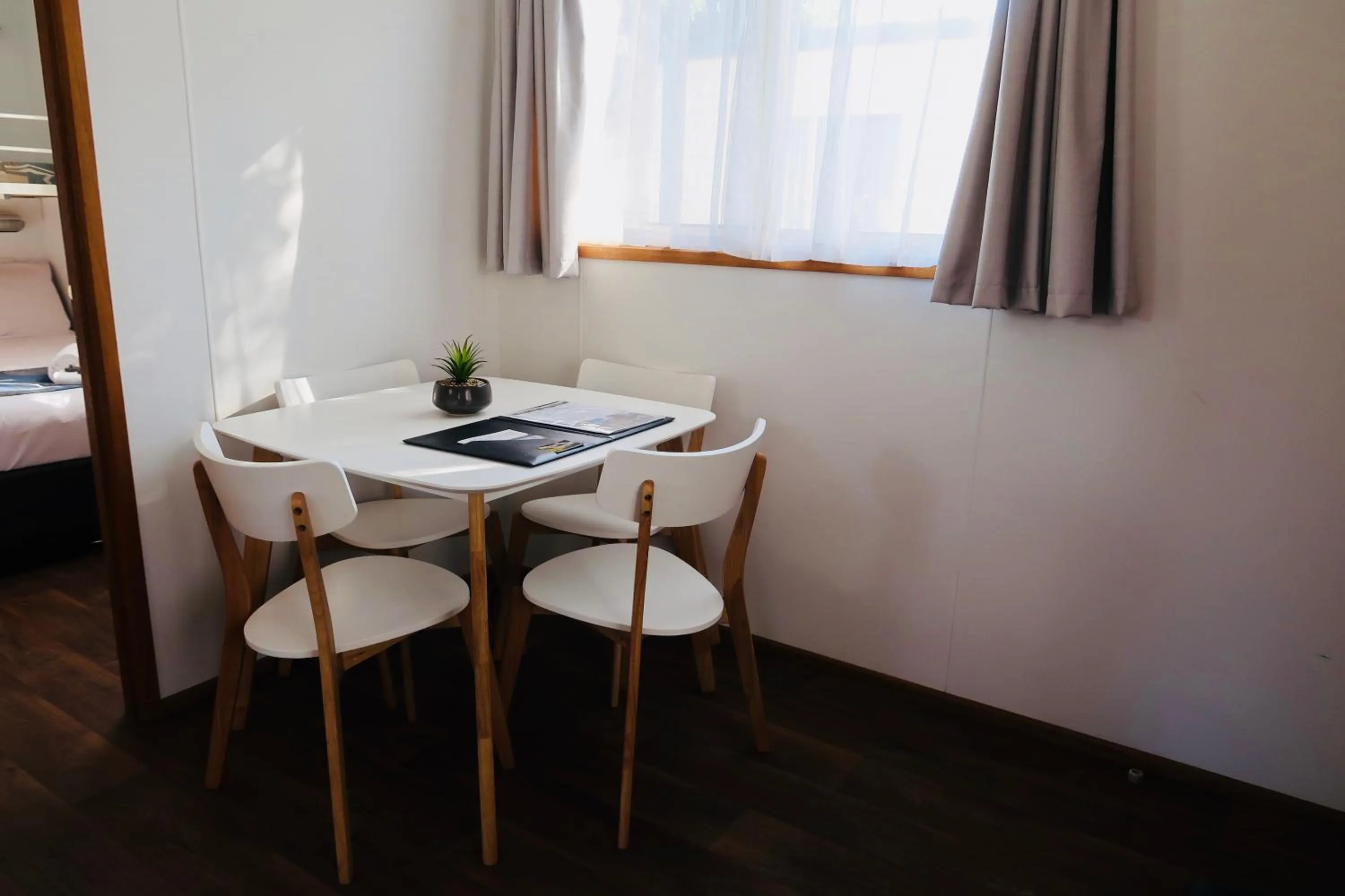 Bed in Euroa Caravan Park
