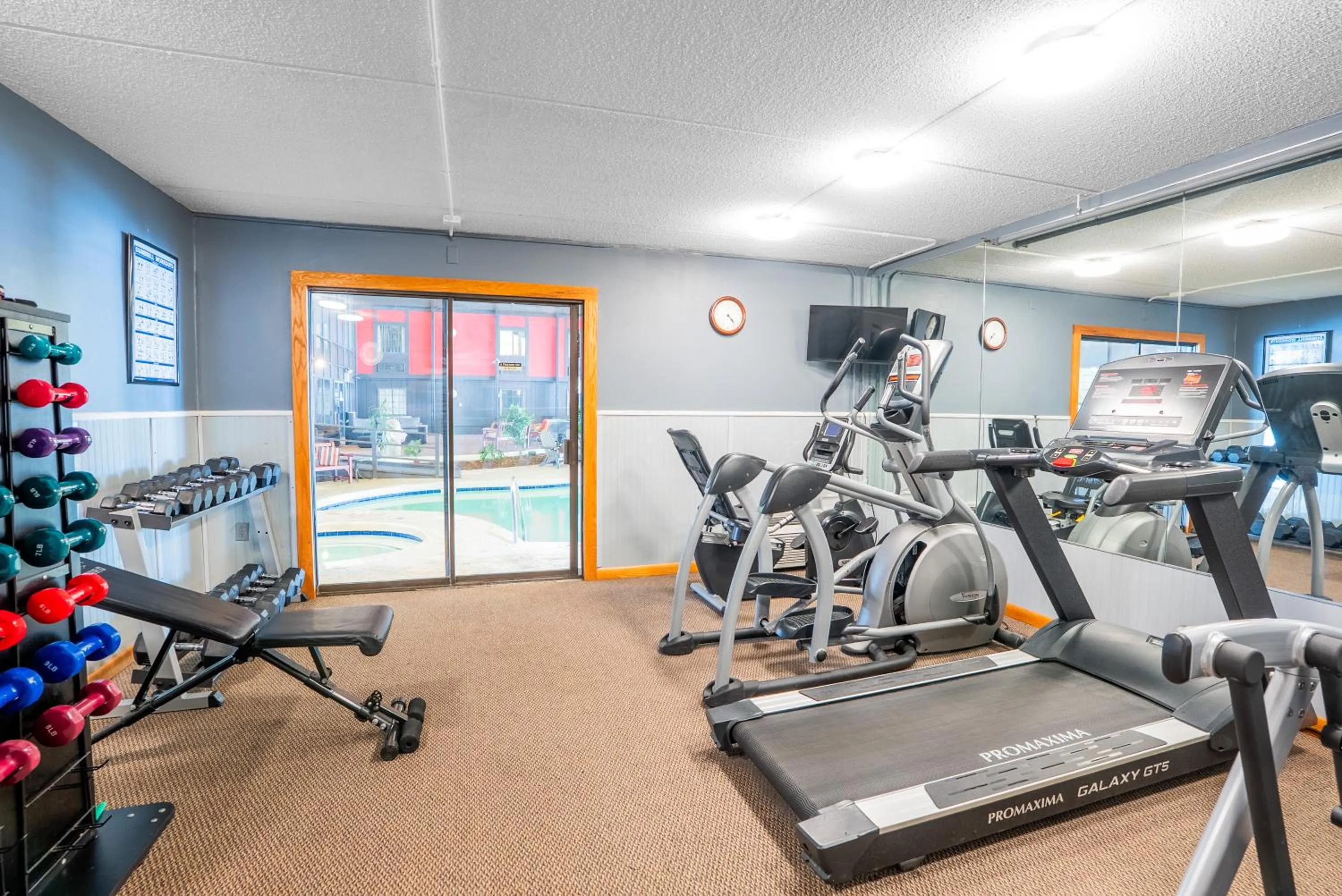 Fitness centre/facilities in Fireside Inn & Suites West Lebanon