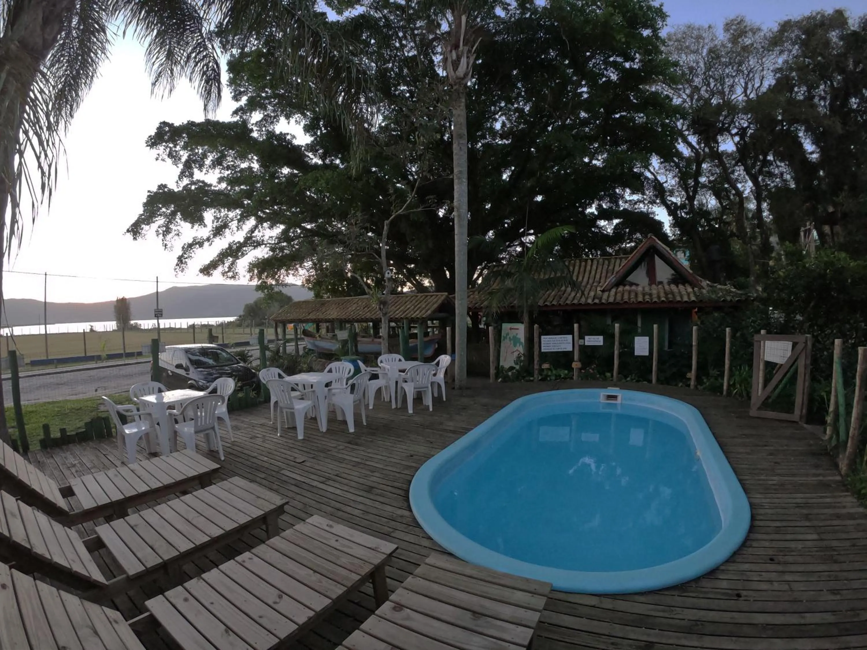 Swimming pool in Pousada Canoa Azul na Praia da Ferrugem